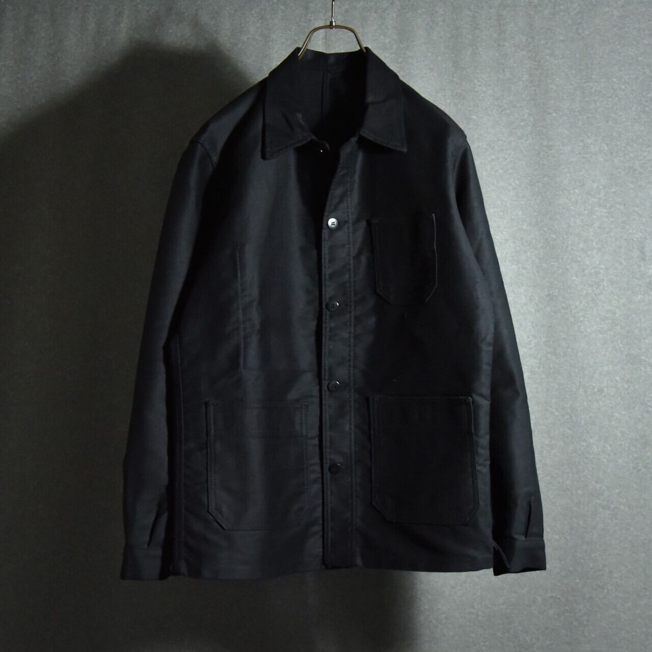 DEAD STOCK】70s MONT KEMMEL BLACK MOLESKIN French Work Jacket