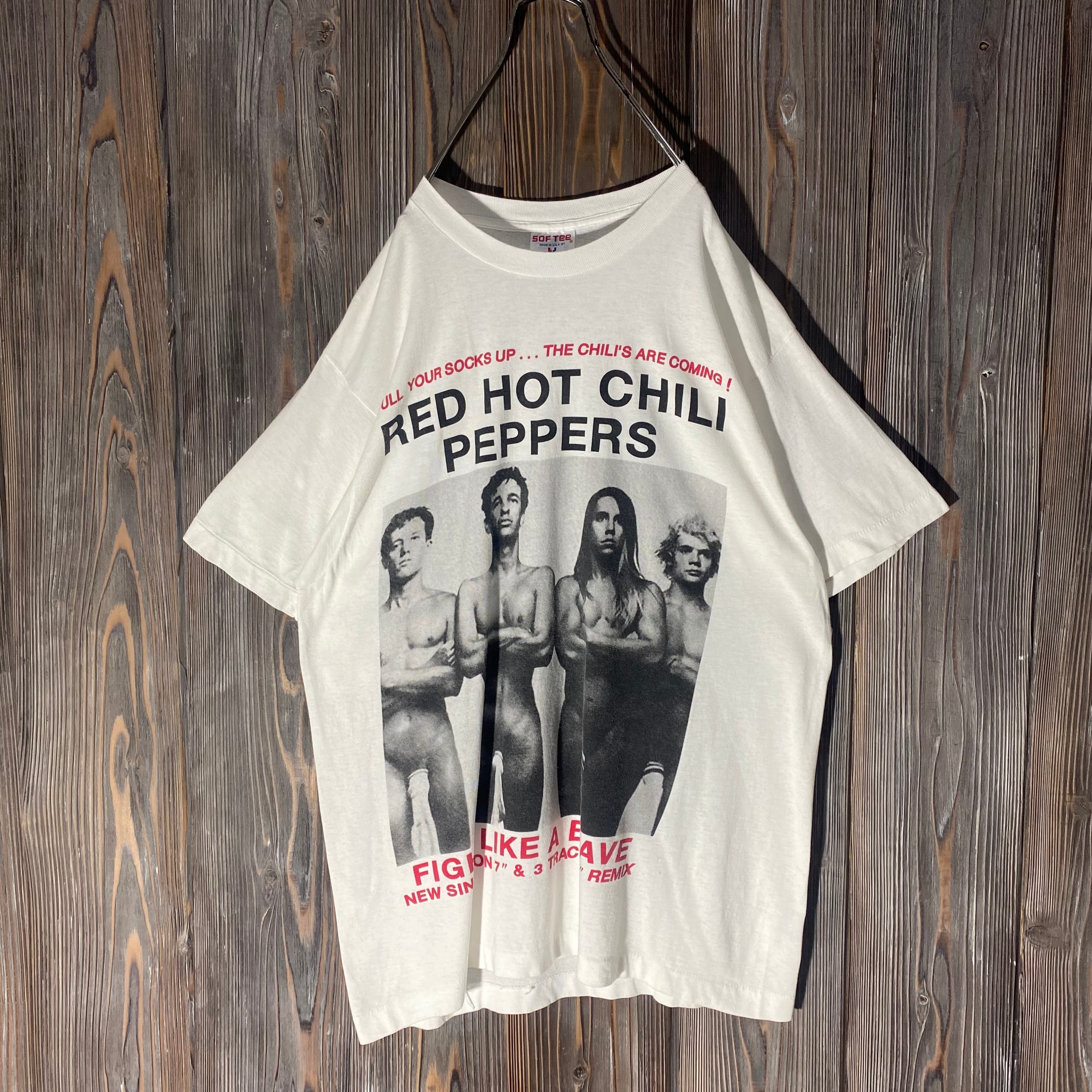 80s RED HOT CHILI PEPPERS FIGHT LIKE A BRAVE vintage T-shirt