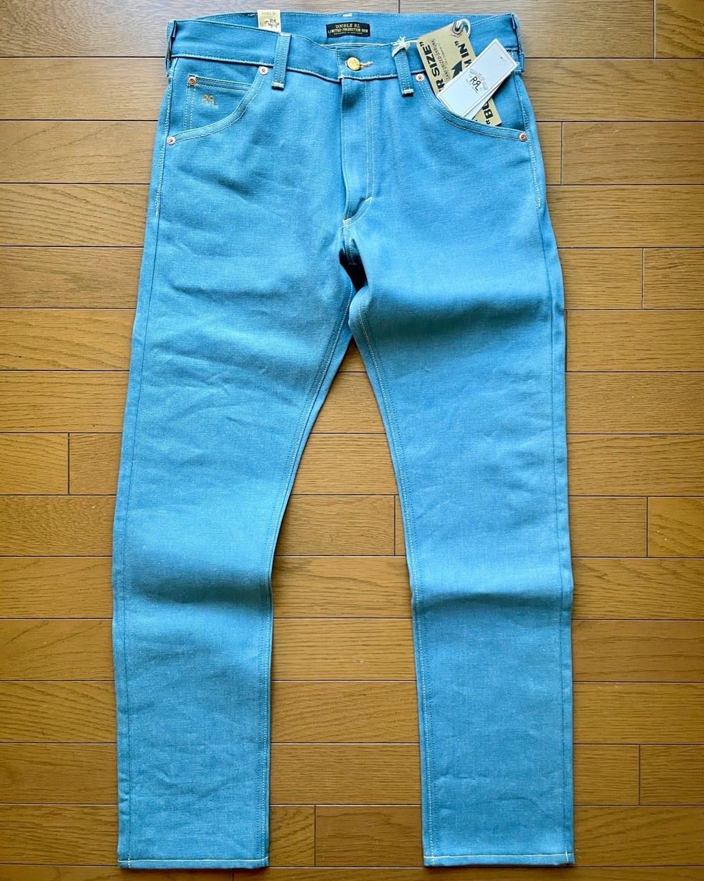 新品 RRL 限定品 アメリカ製 カラーデニム “HIGH SLIM” W31-L30 | Room