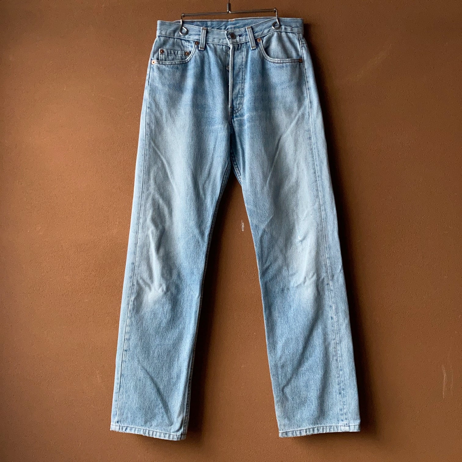 90's USA製 Levi's 501 ストレートデニムパンツ 色落ち W30 L30(実寸