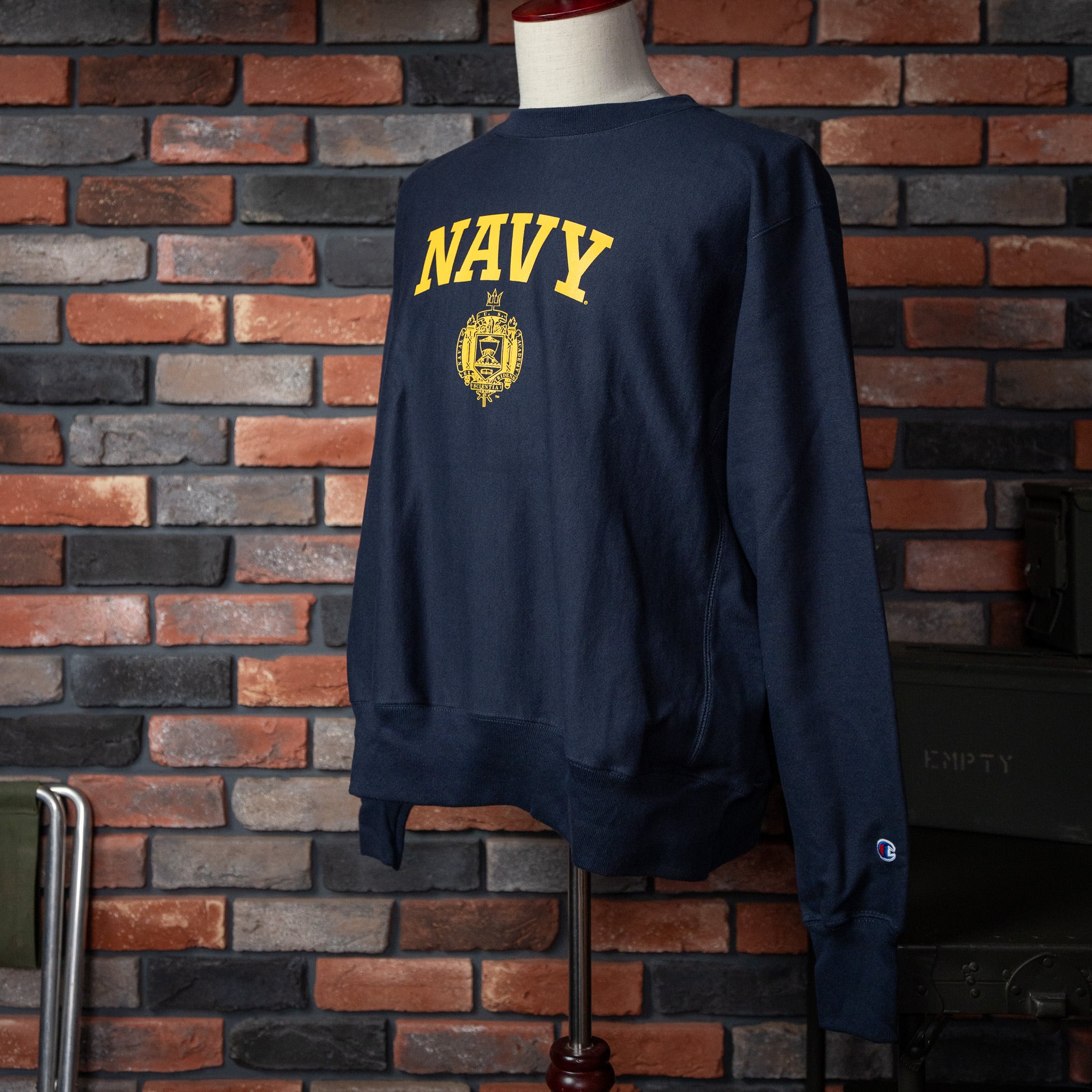 Champion】U.S.Navy Reverse Weave Sweat 新品 USA限定企画 リバース