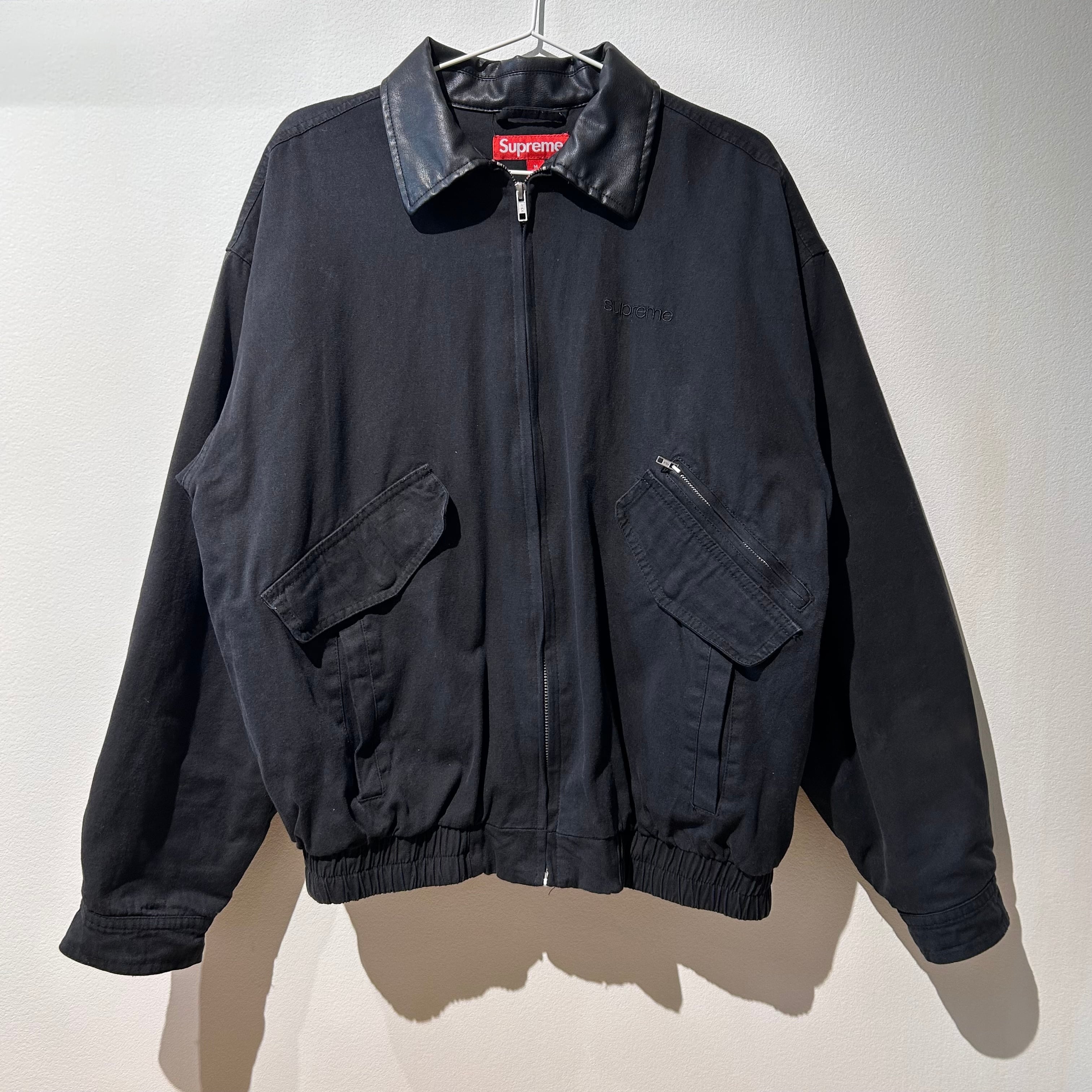 Supreme】 Leather Collar Utility Jacket/ブラック | Volter