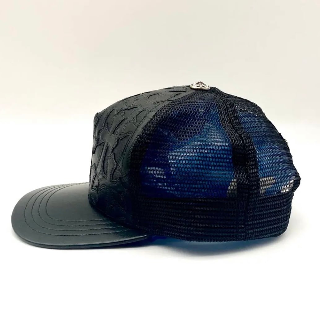 CHROME HEARTS クロムハーツ セメタリークロス レザー トラッカー