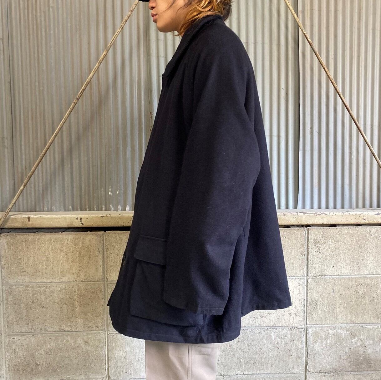 ポロバイラルフローレン ウールハーフコート メンズXL 古着 Polo by