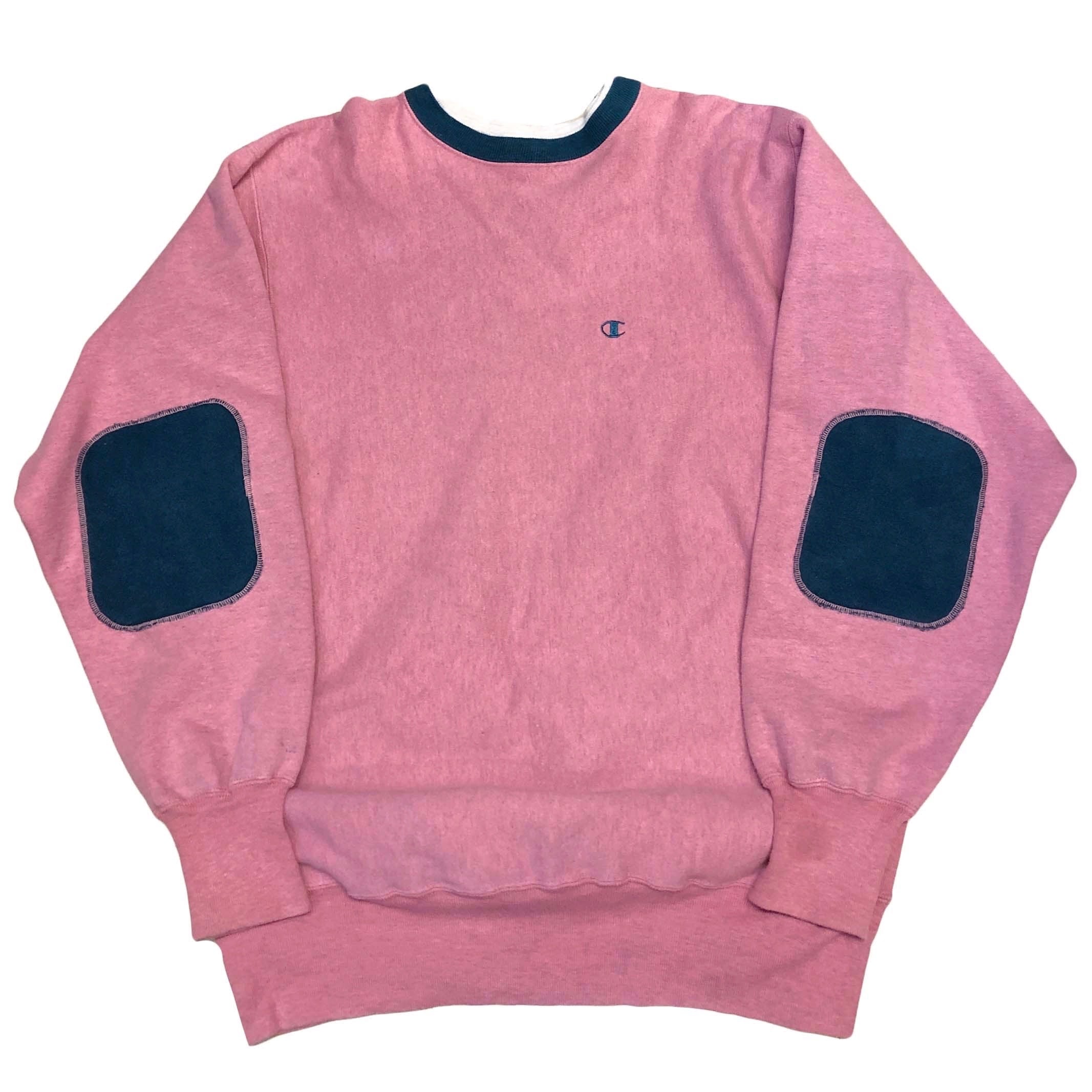 90s Champion チャンピオン リバースウィーブ スウェット ピンク／紺
