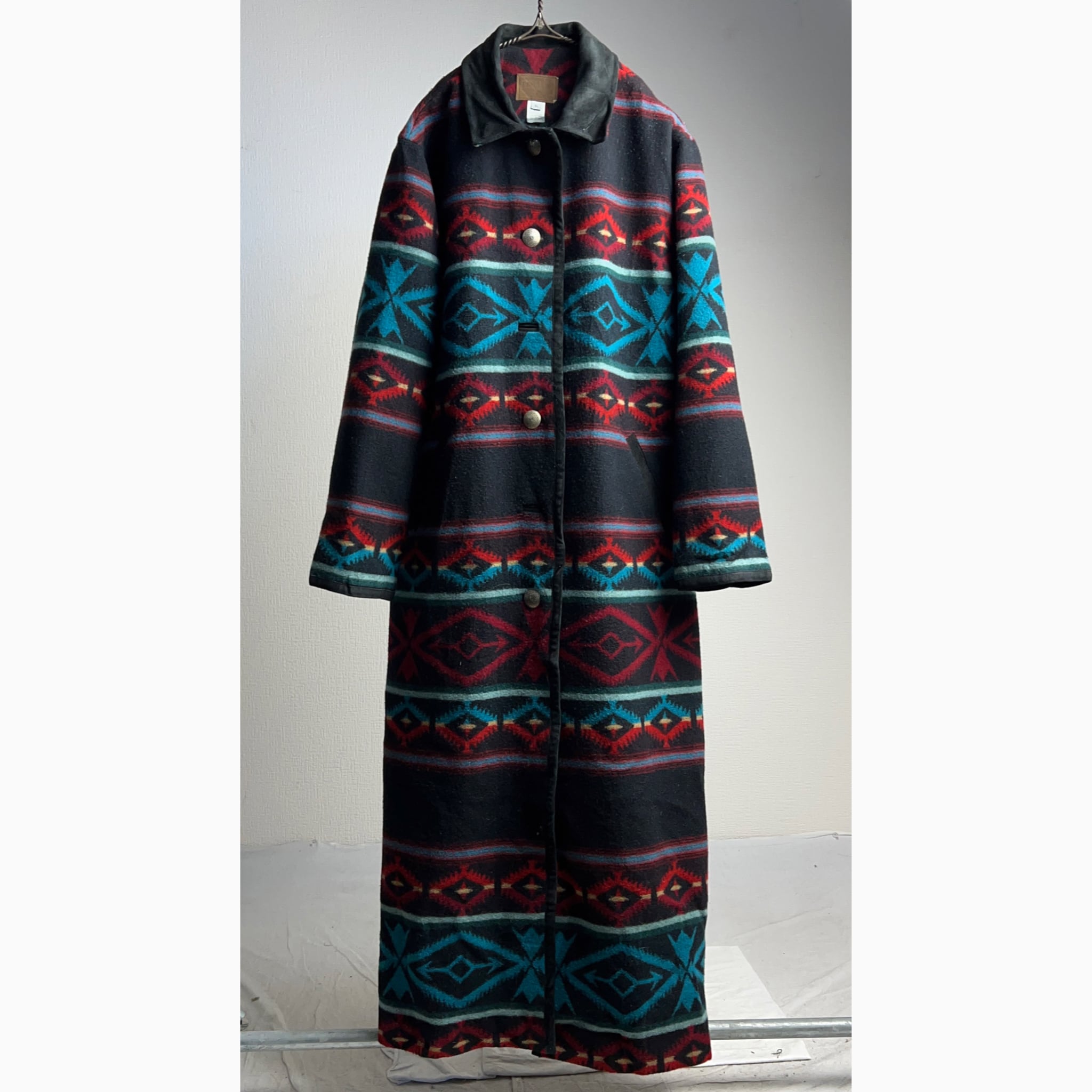 PENDLETON” Native American Patterned Wool Coat SIZE XL ペン
