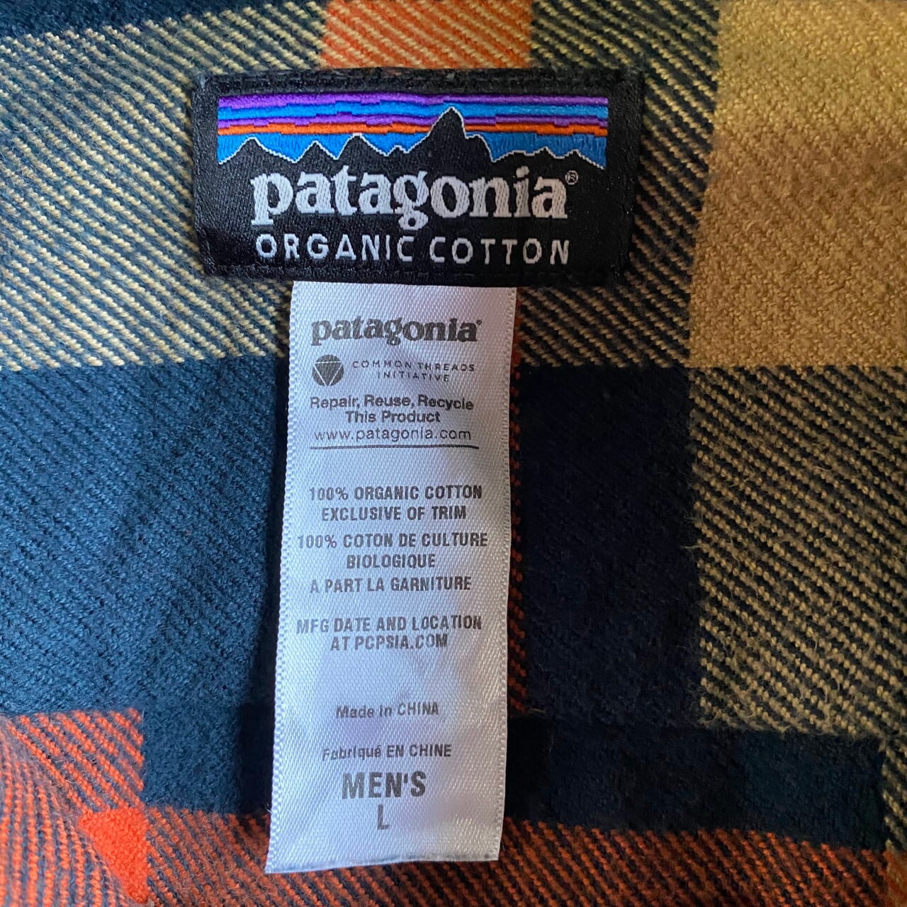 Patagonia パタゴニア オーガニックコットン フランネルシャツ