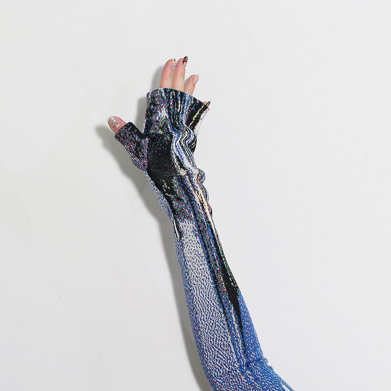 HATRA-ハトラ-】 KN04 Orbs Knit Arm Covers day | ILLEST