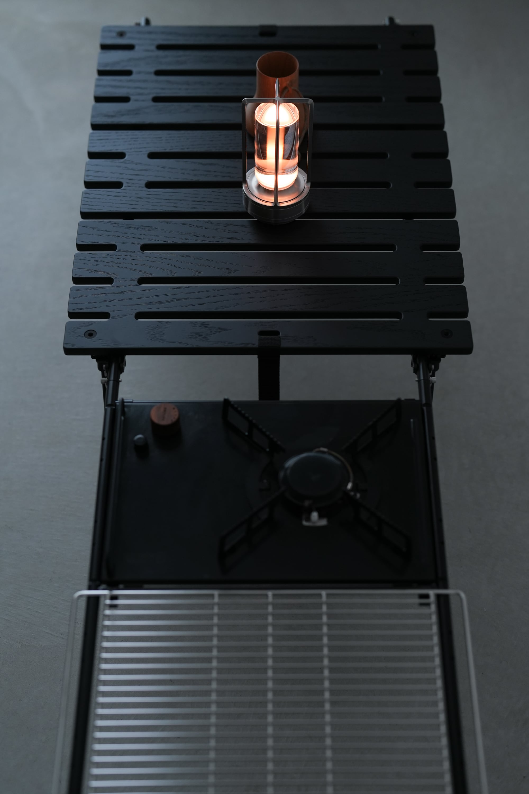hxo Stripe Table Black | hxo design jp