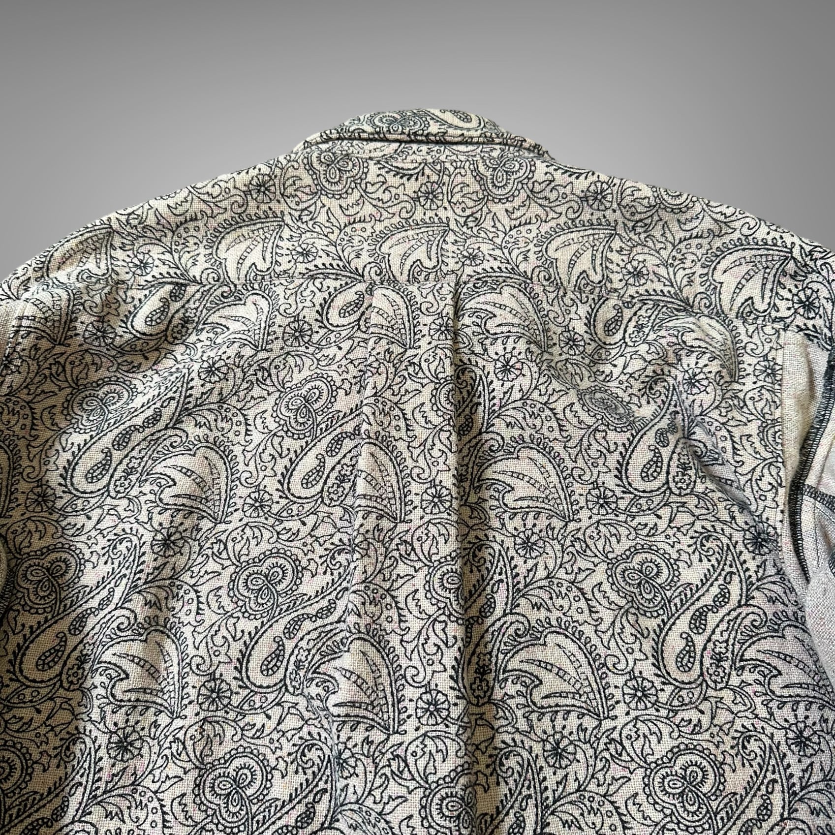 COMME des GARCONS SHIRT Paisley Inside Out Design Shirt Size(M