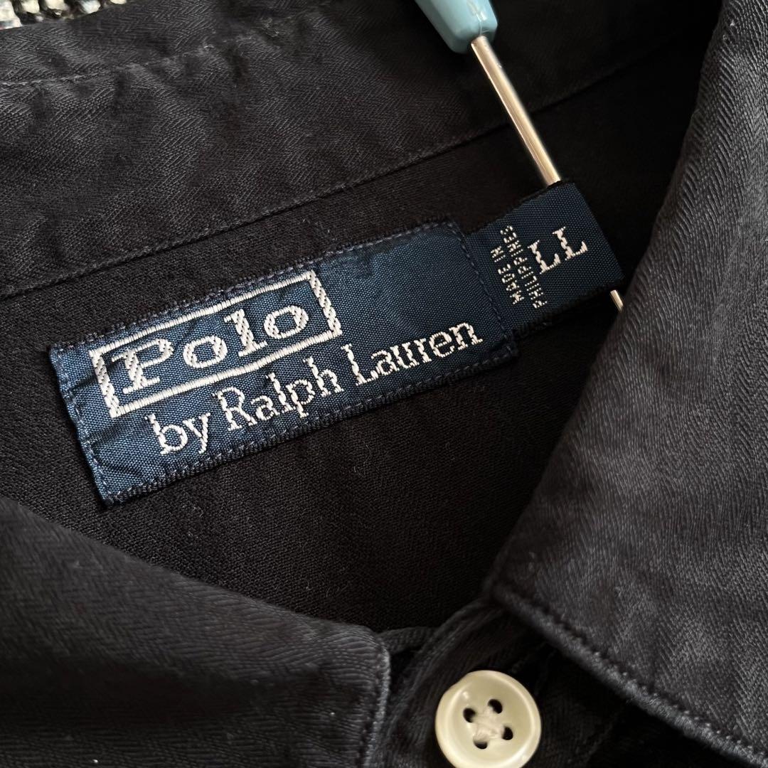 rare》90s Ralph Lauren ラルフローレン ウエスタンシャツ 黒 | Rico