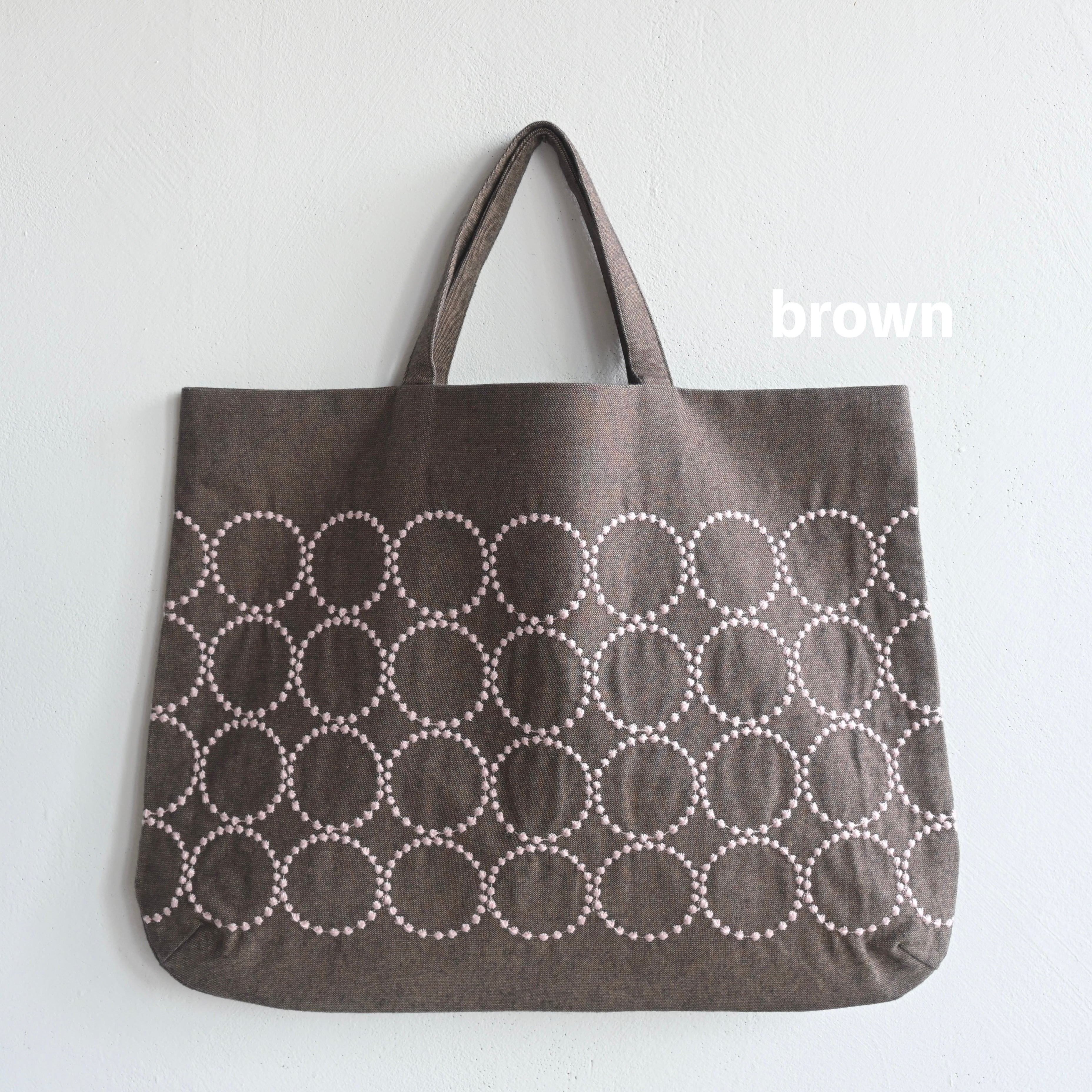 mina perhonen 2024AW》tambourine レッスンバッグ / brown | cirkel mote