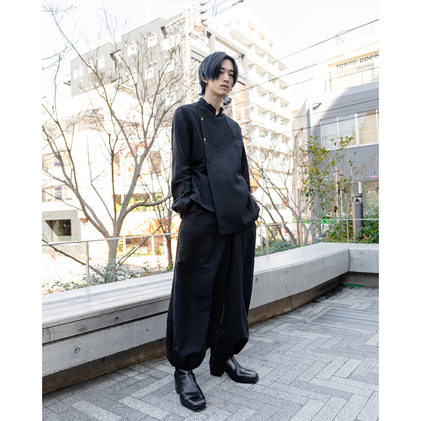kujaku] (クジャク) 2024SS J-164 / asymmetry jacket | Clique Tokyo