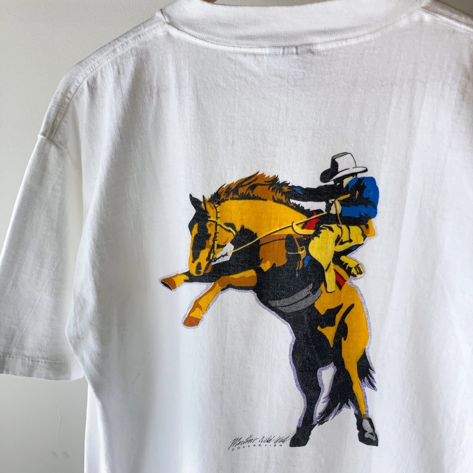 90's Marlboro ポケット付き バックプリントTシャツ ONEITAボディ SIZE