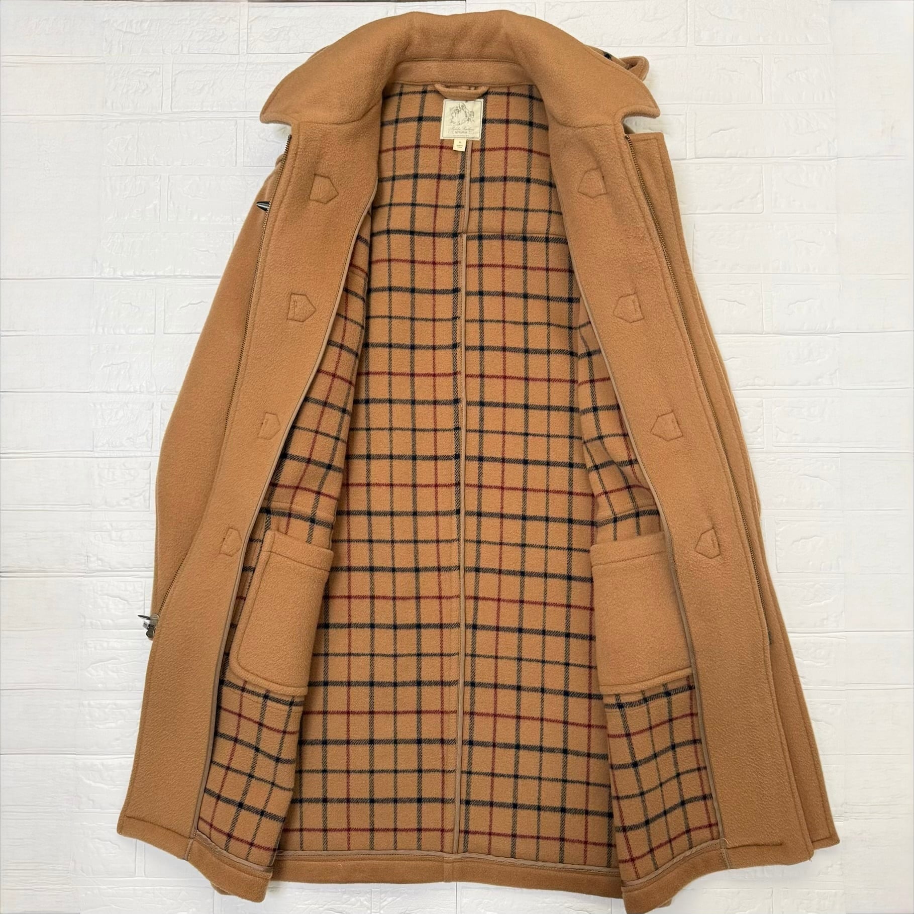 Brooks Brothers ウール ダッフルコート (キャメル、Mサイズ