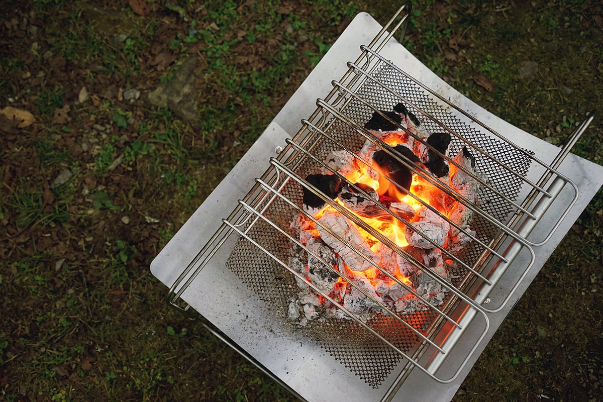 焚火台・専用五徳セット 収納袋付き [送料無料] | we know enough <