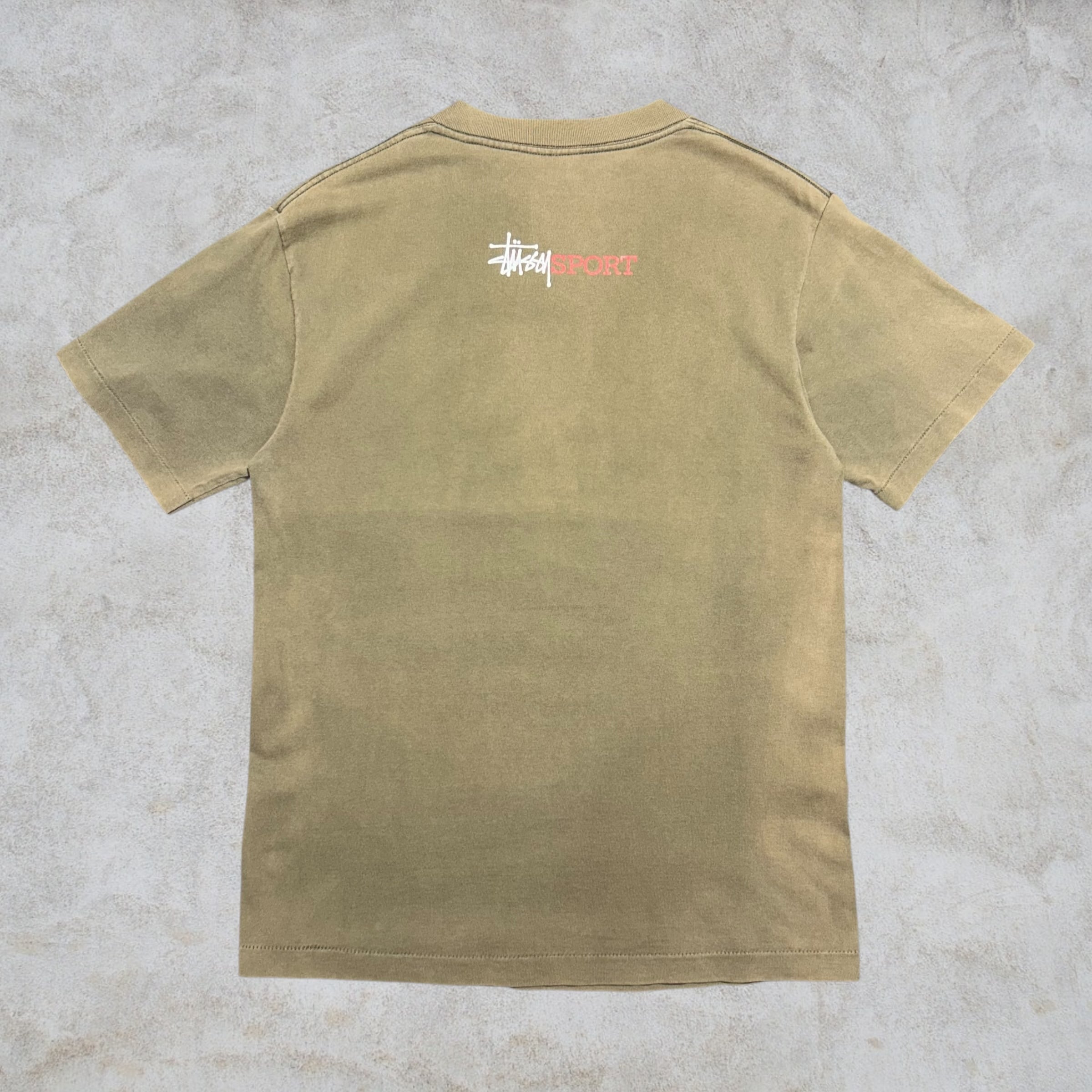 90's old stussy Design Tee “白タグ” “stussy sport”【下北沢店】 | curb
