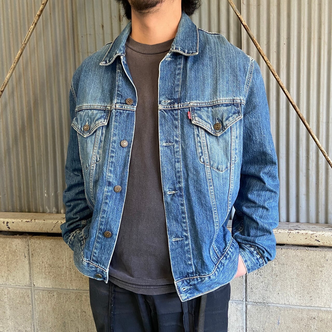 90年代 イタリア製 Levi's ユーロリーバイス 70500 デニムジャケット