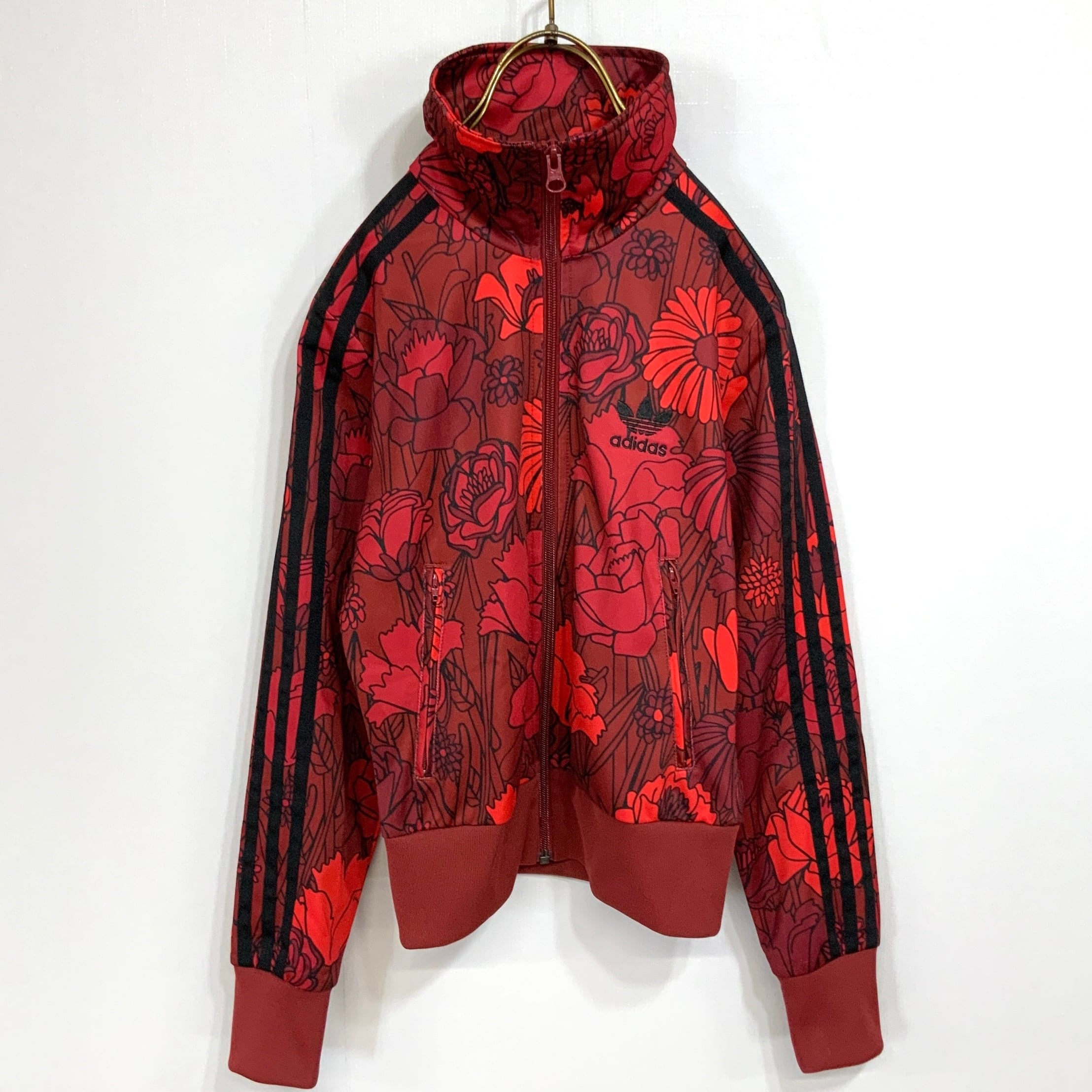 極美品】adidas originals アディダスオリジナルス 総柄 花柄 ビッグ
