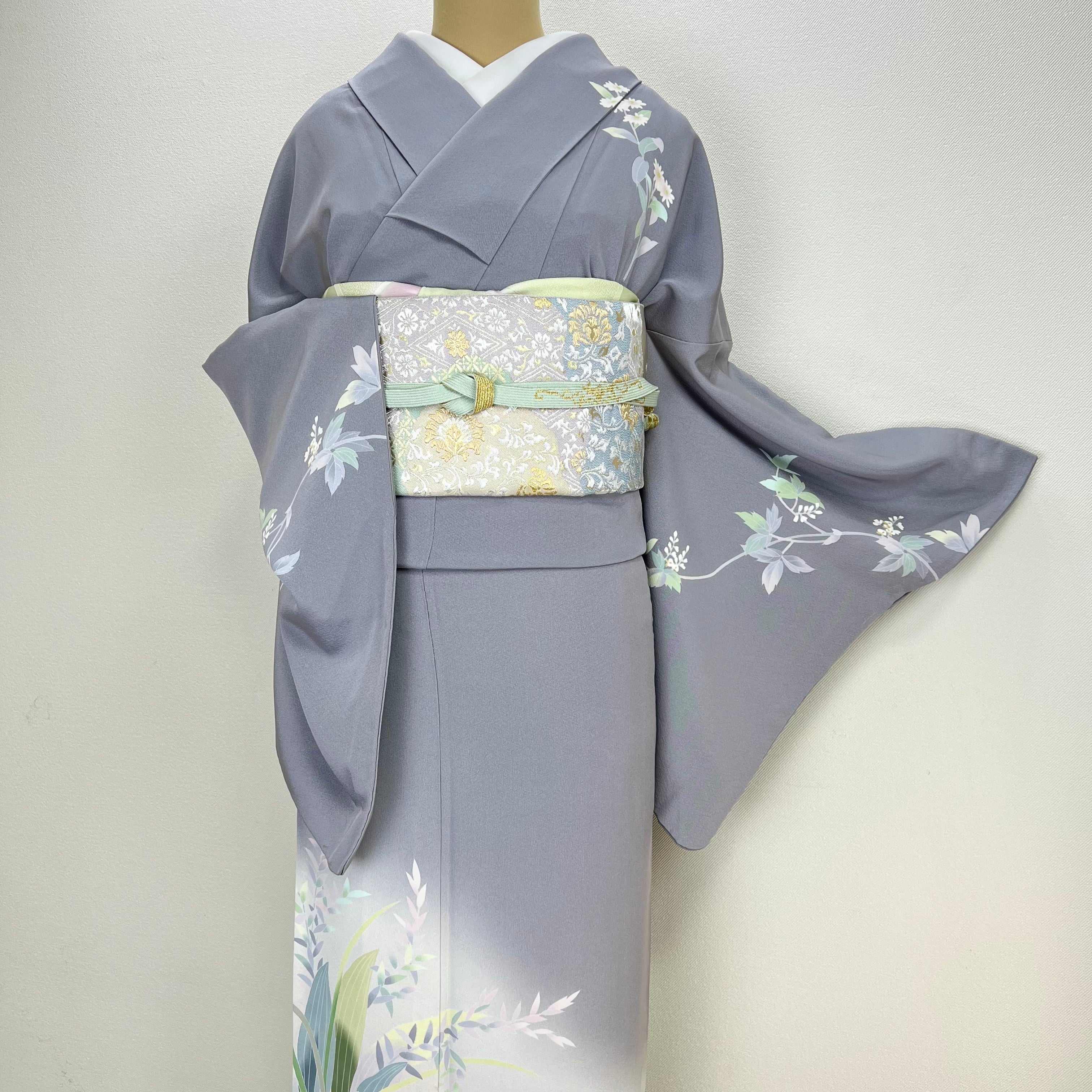美品【十日町友禅】遠田藤舟 手染友禅作家 袷 訪問着 正絹s607 | 着物
