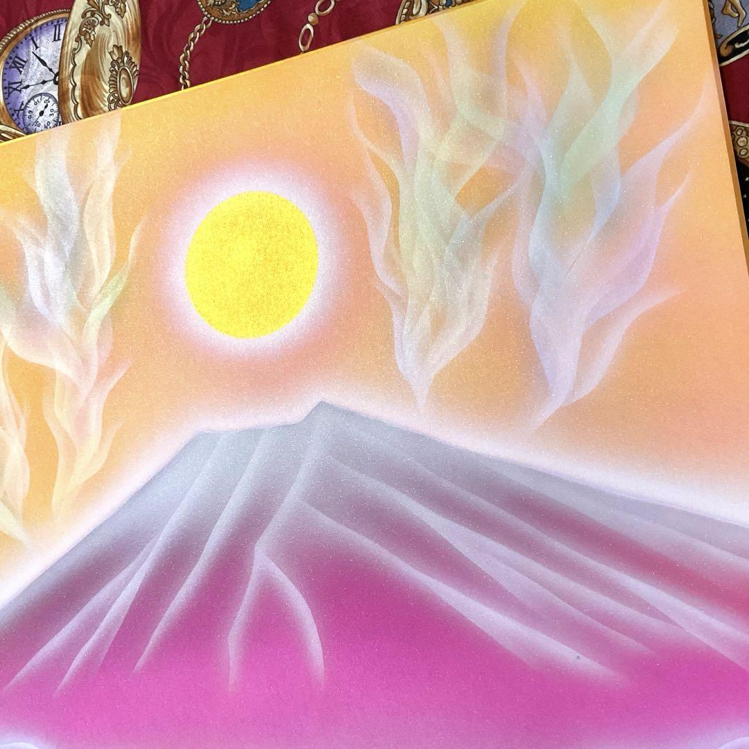 高波動風水絵画☆雲海富士『天界』 特大色紙サイズ 次元上昇