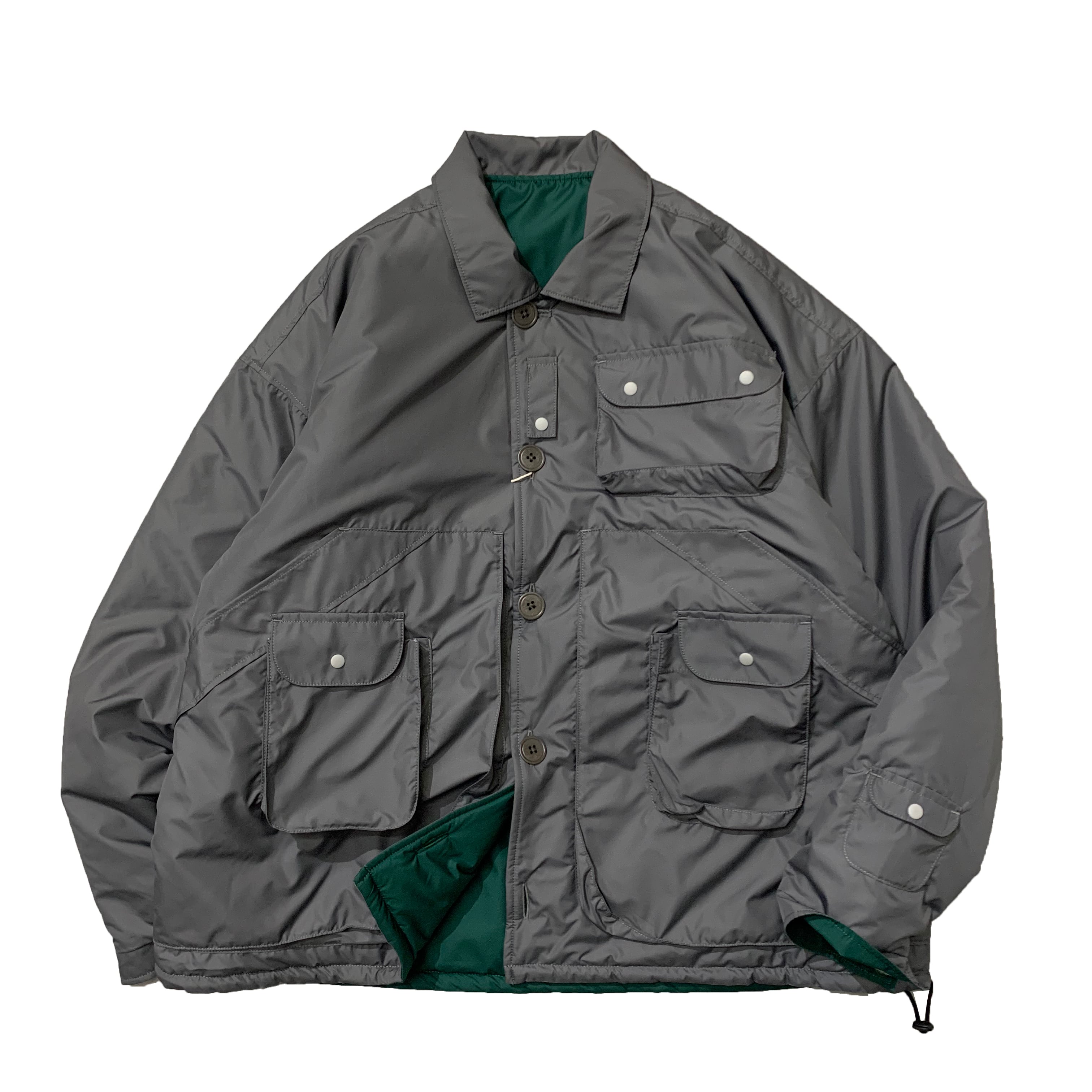NOROLL / TWO FACE JACKET -GREY x GREEN- | THE NEWAGE CLUB