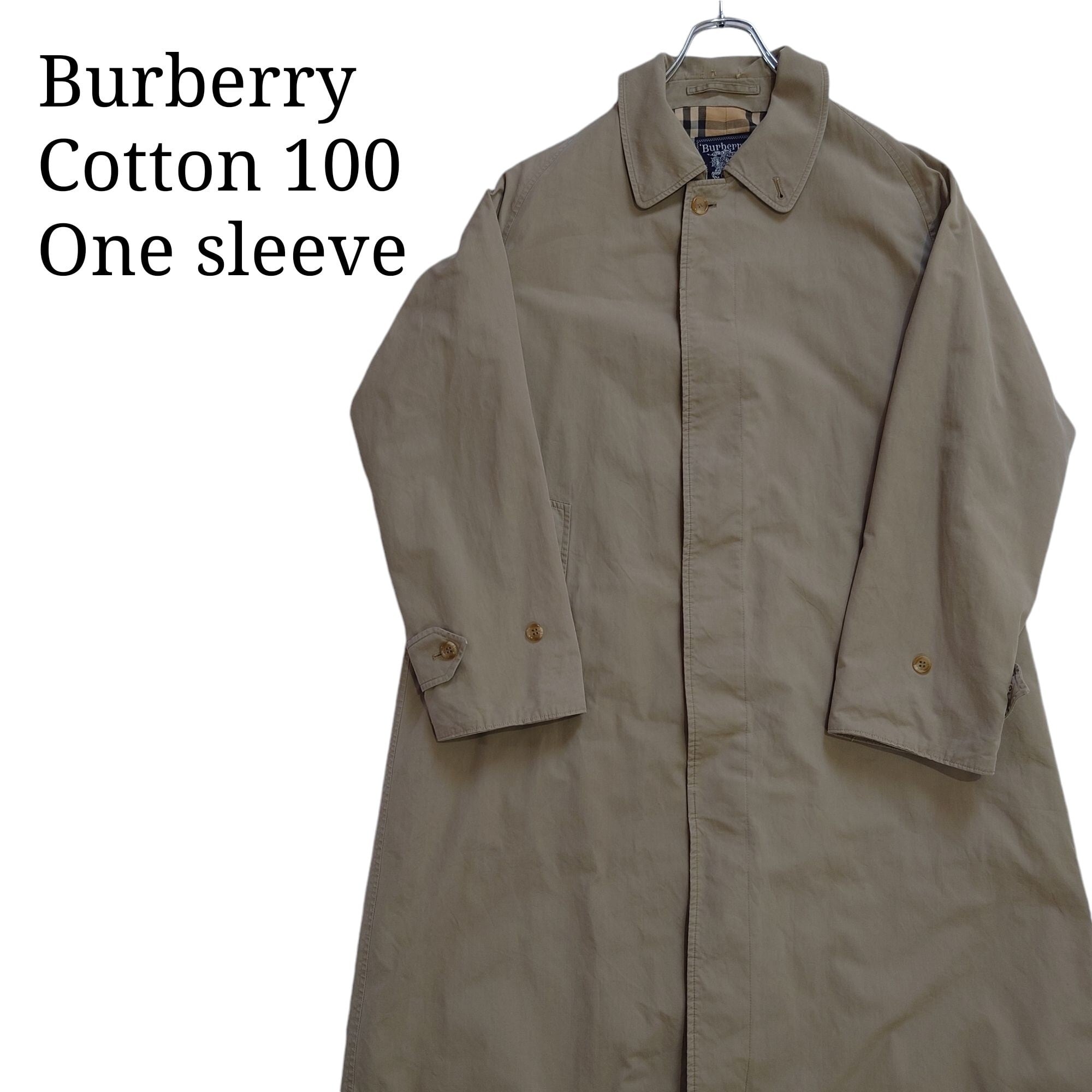 一枚袖・コットン100】Burberry バーバリー バルマカーンコート