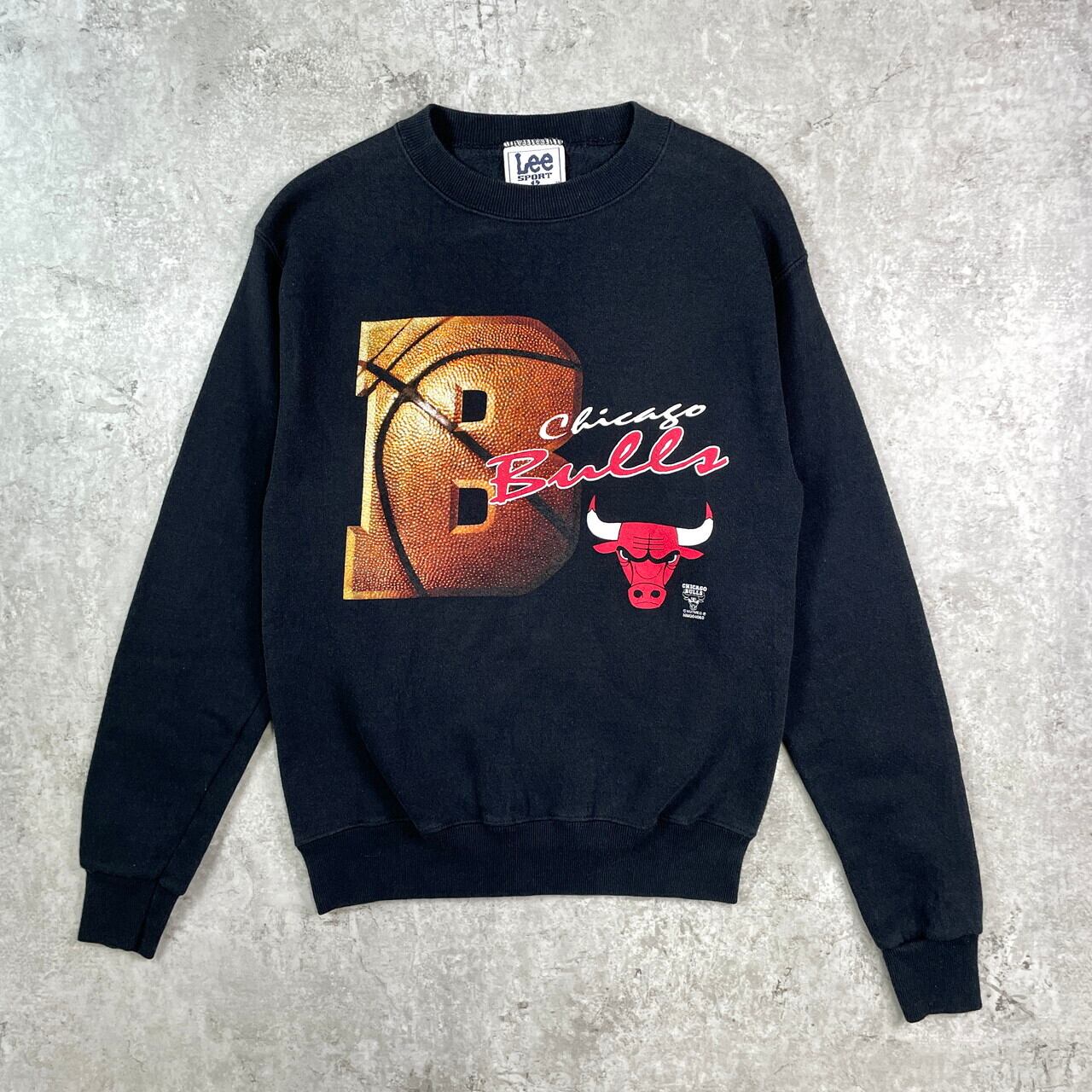 90年代 USA製 NBA CHICAGO BULLS シカゴ ブルズ チームロゴプリント