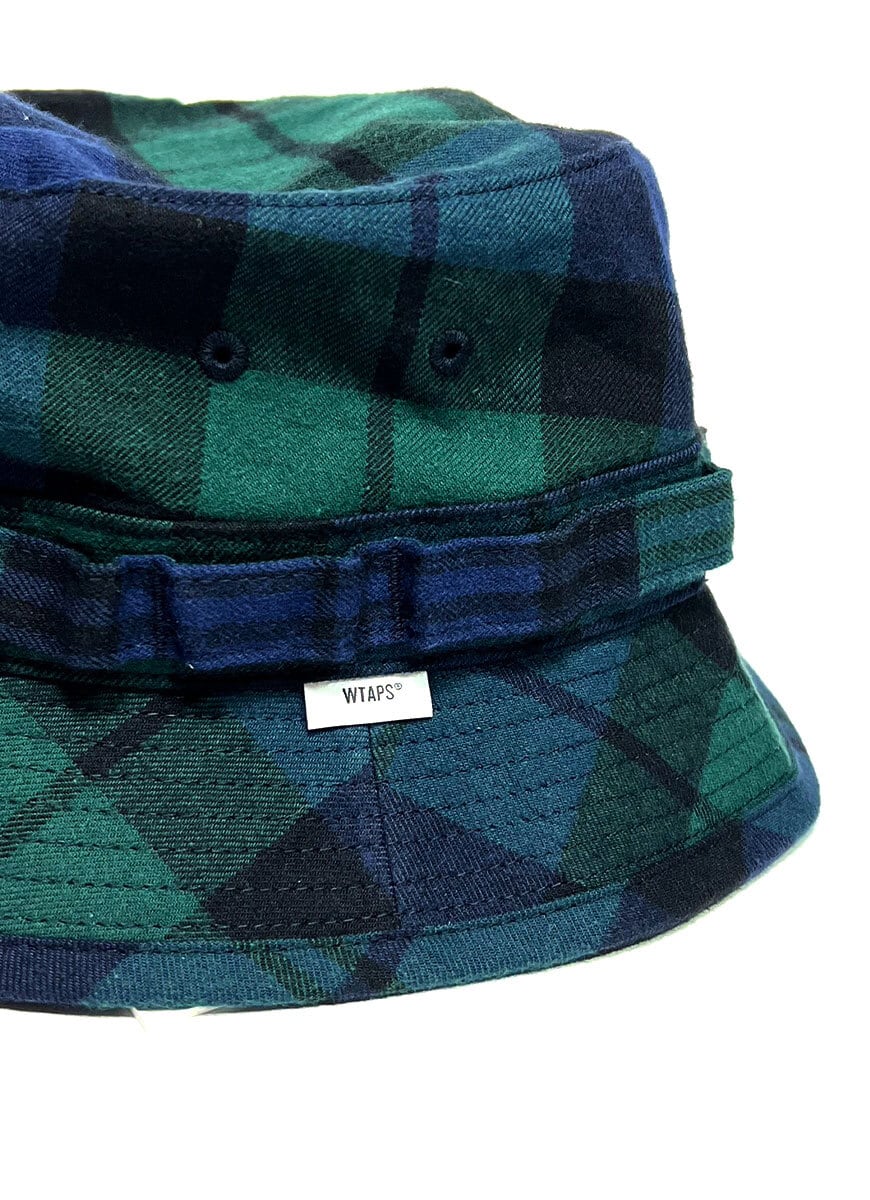 WTAPS JUNGLE 01 / HAT / COTTON. FLANNEL. TEXTILE. CRST / GREEN