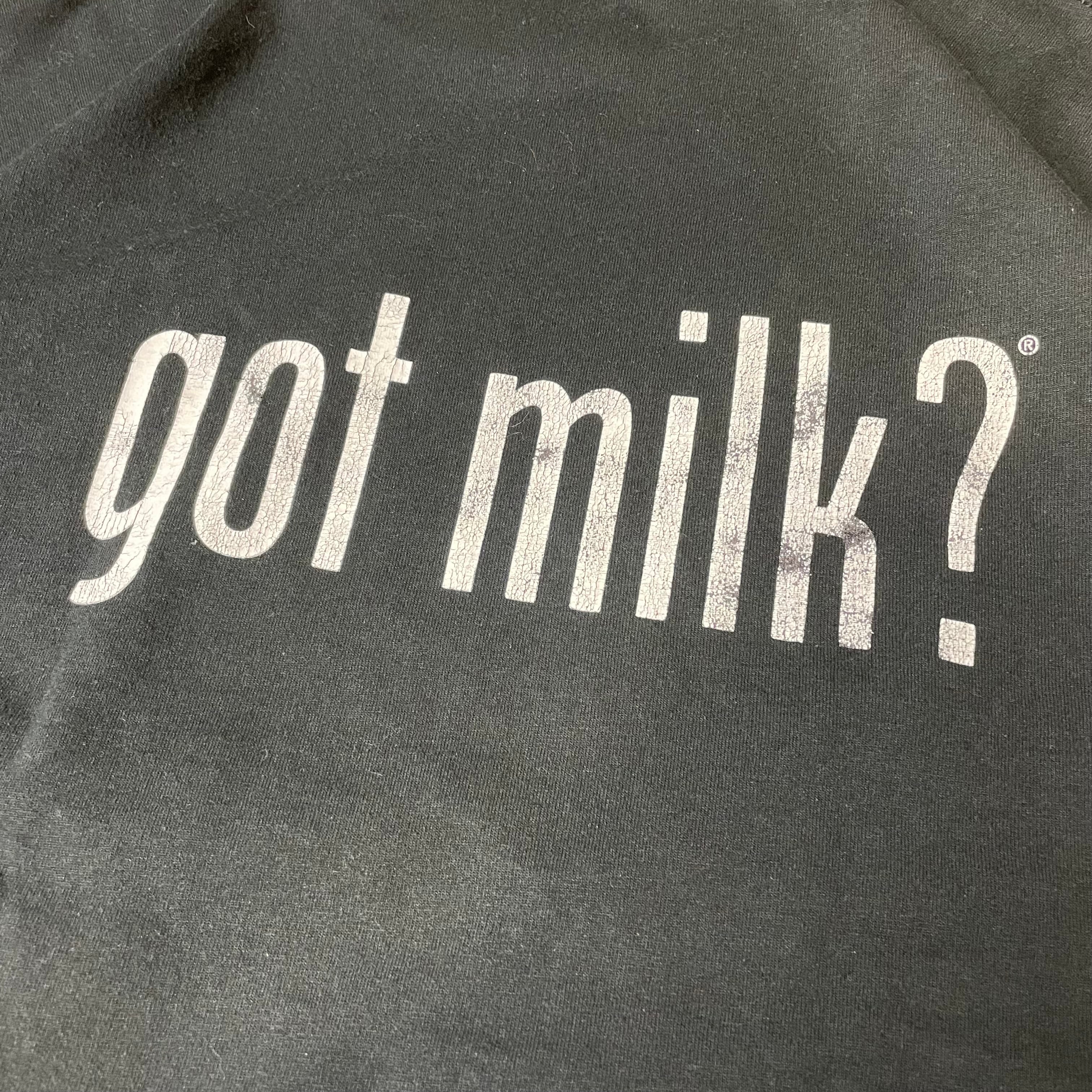 90s USA製 【got milk?】 メッセージ Tシャツ size.XL | 古着屋 芥