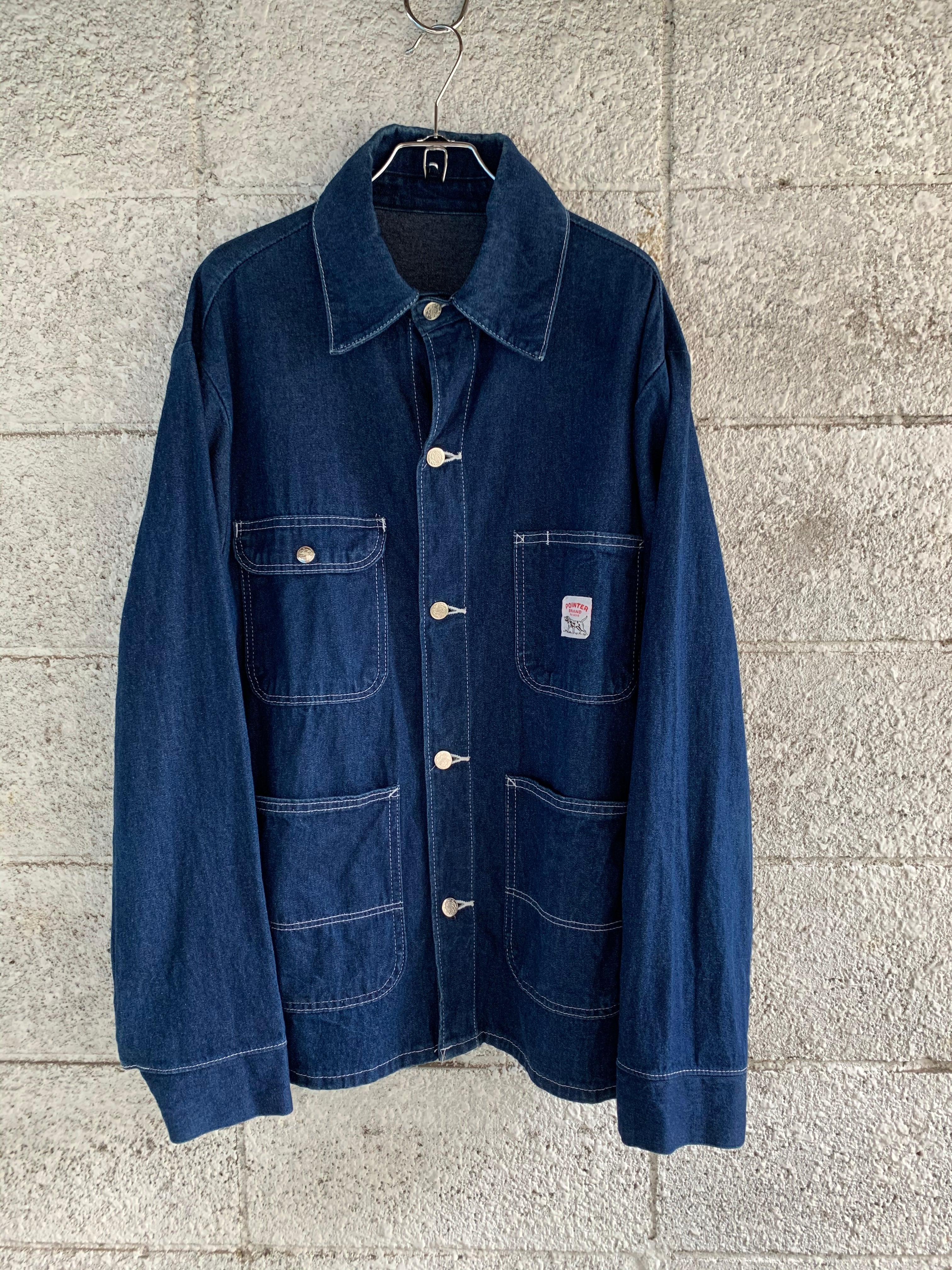 USA製 90s POINTER デニム ジャケット カバーオール (42 L) | 水戸