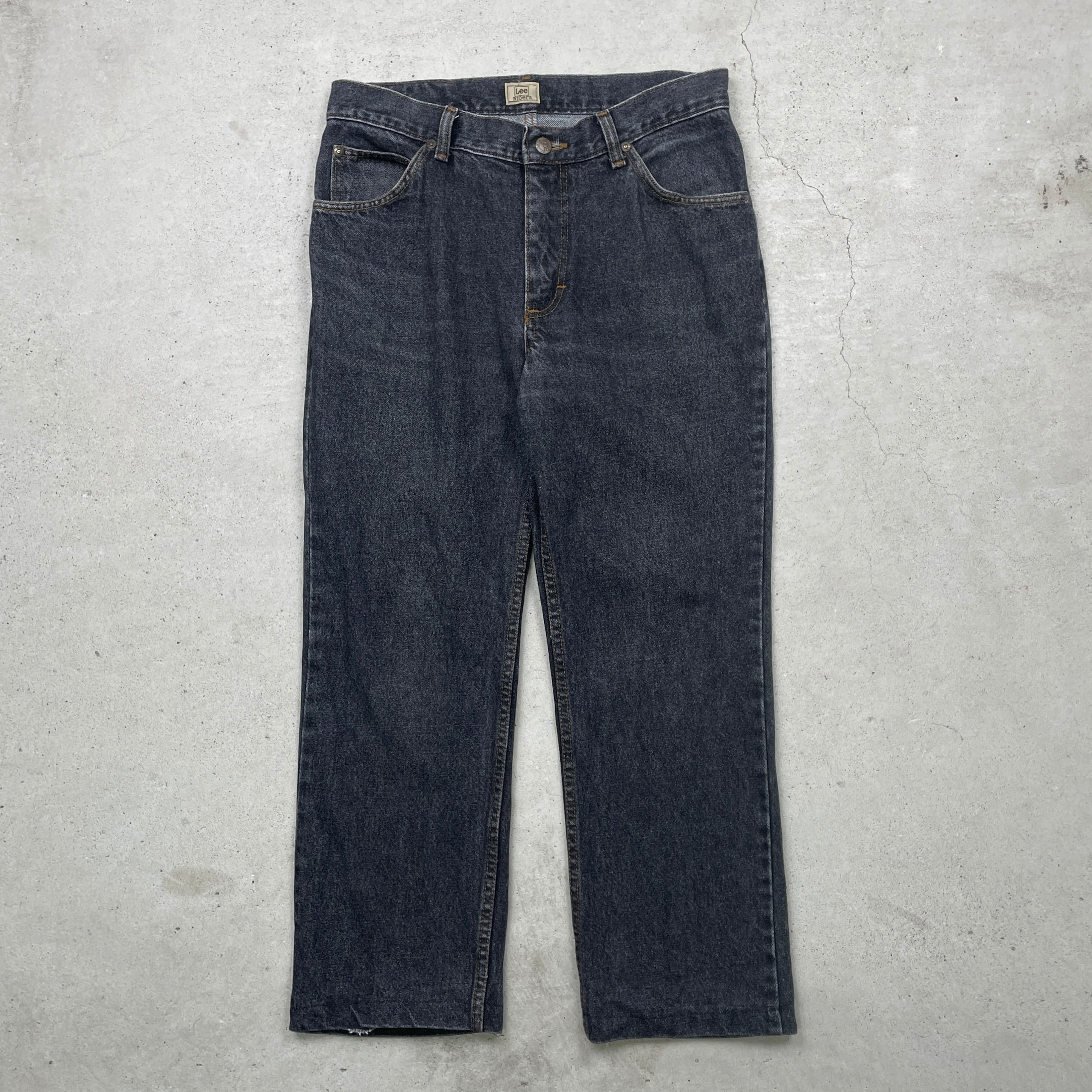 90年代〜00年代 Lee RIDERS リー ブラックデニムパンツ メンズW30相当