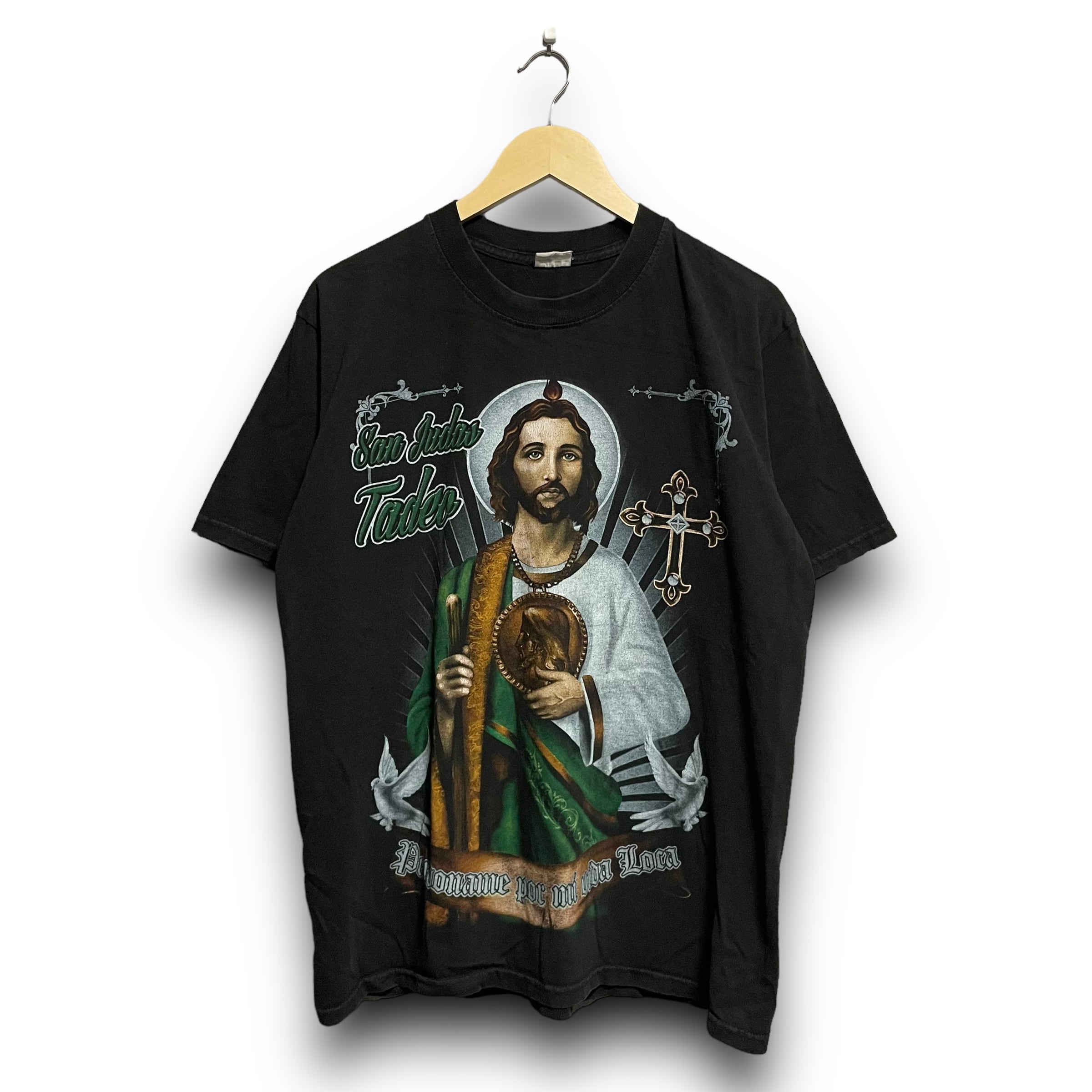 L】JESUS ジーザス San Judas Tadeo レゲエ バンドTシャツ バンT