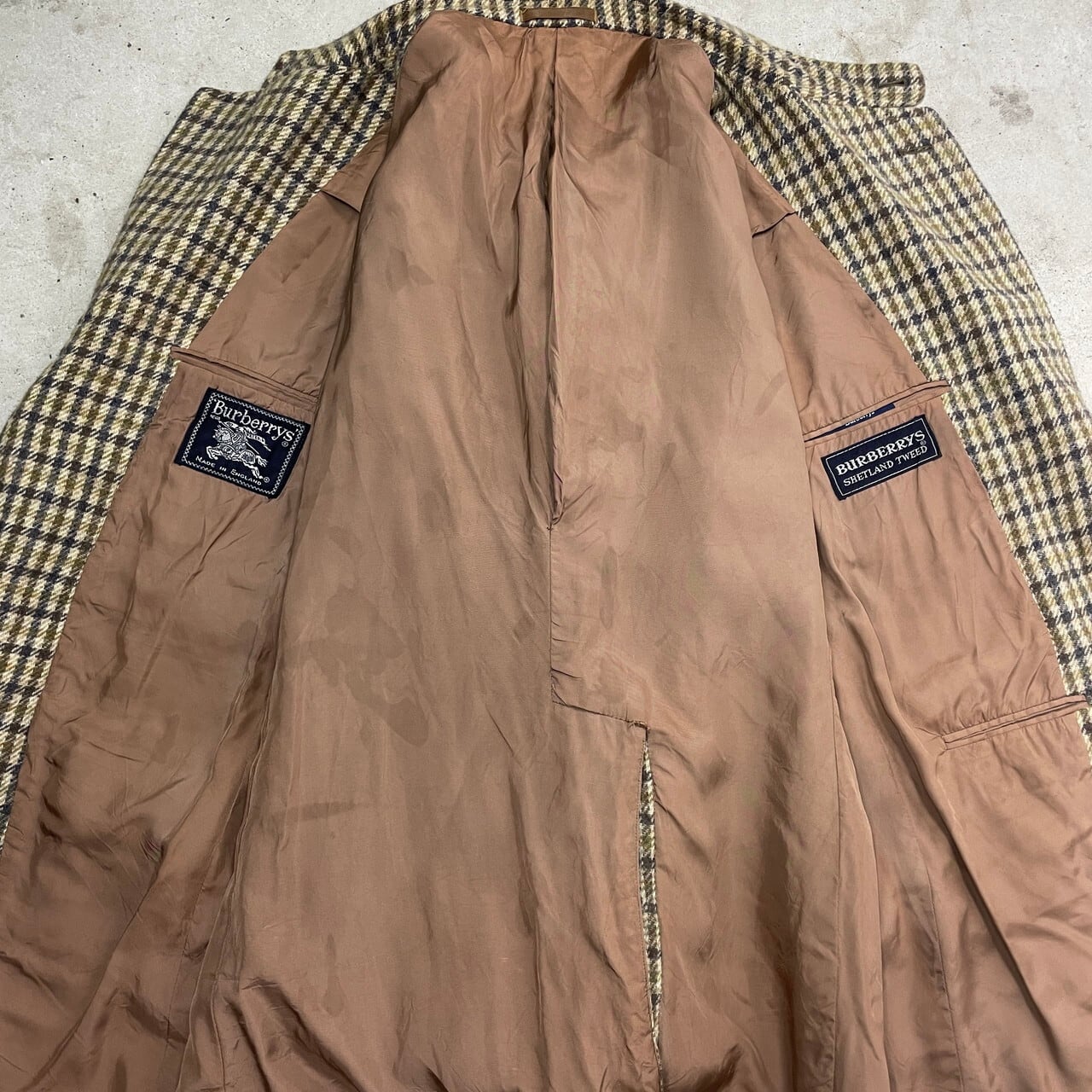 80年代 英国製 Burberrys バーバリー テーラードジャケット SHETLAND