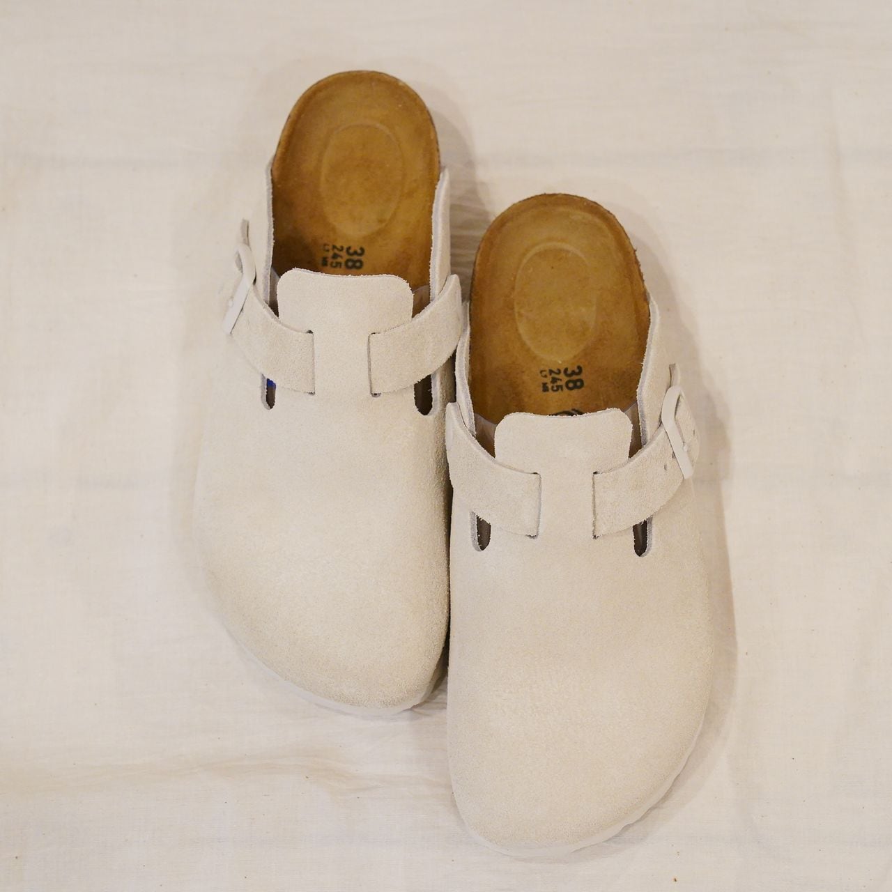 BIRKENSTOCK レディース ボストン モダンスエード アンティーク