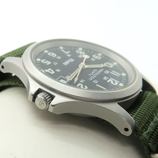 HAMILTON カーキ Khaki メンズウォッチ 9445B ナイロンベルト