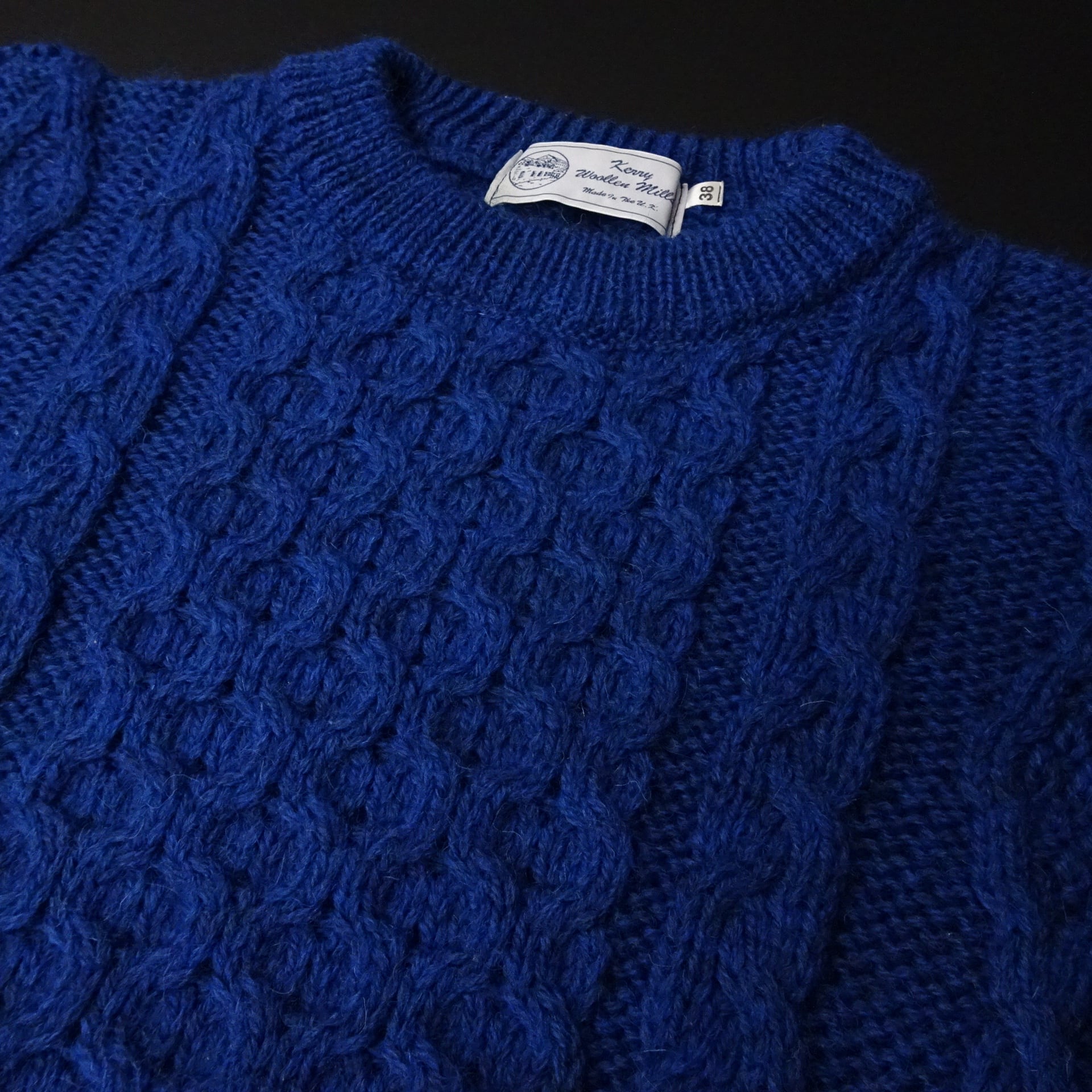 Kerry Woollen Mills ケリーウーレンミルズ 長袖セーター ケーブル