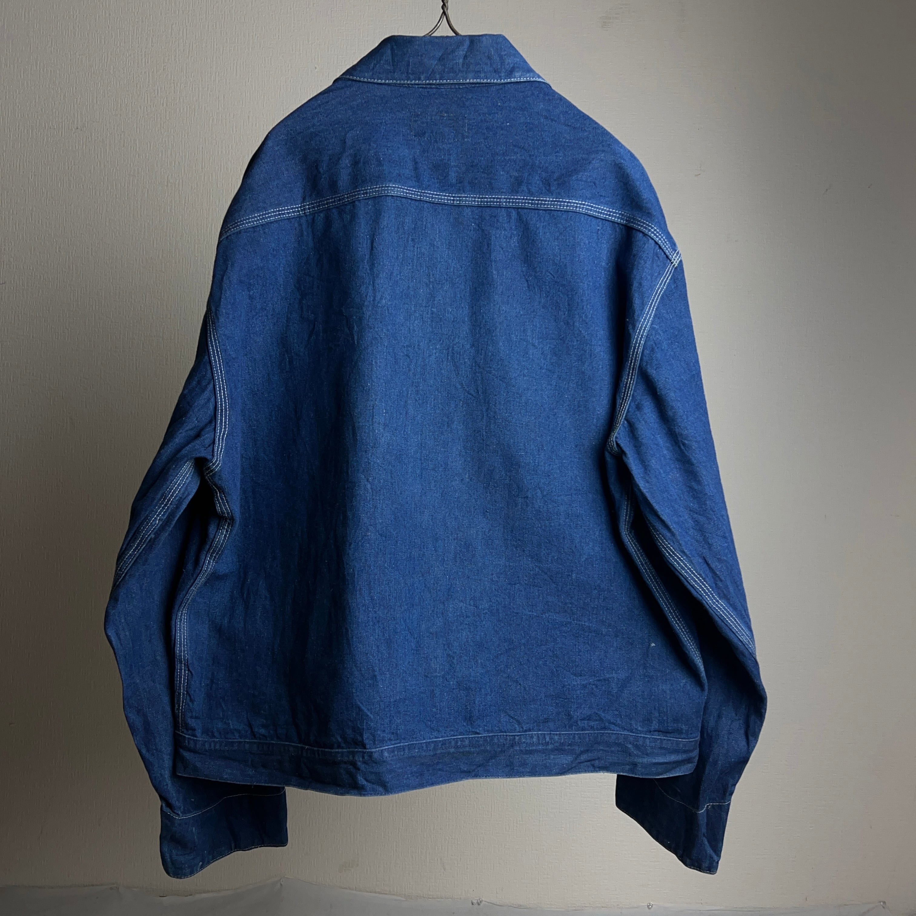 70's~80's OSHKOSH B'GOSH ZIP UP DENIM JACKET SIZE 50 70年代 80年代