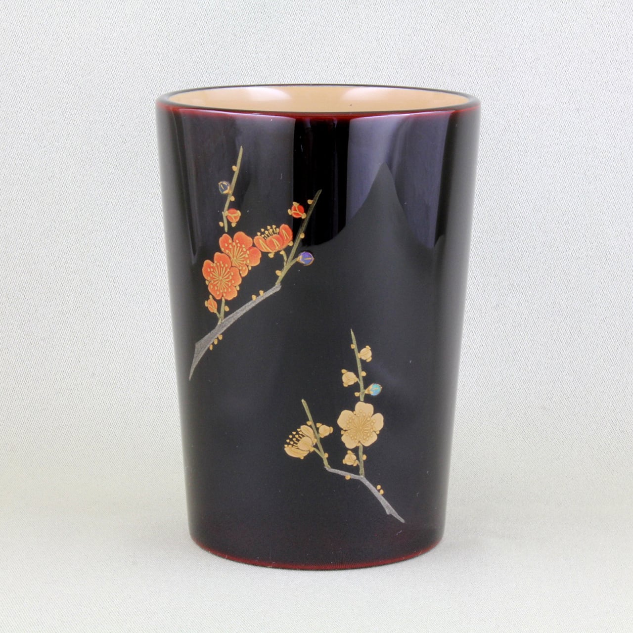 22-2 輪島塗 フリーカップ／紅白梅蒔絵／単品 | 輪島塗 加藤漆器店