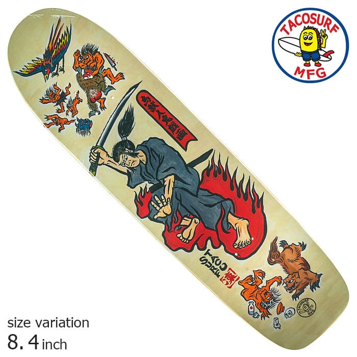 TACOSURF MFG タコサーフ デッキ スケートボード スケボー 桃太郎侍