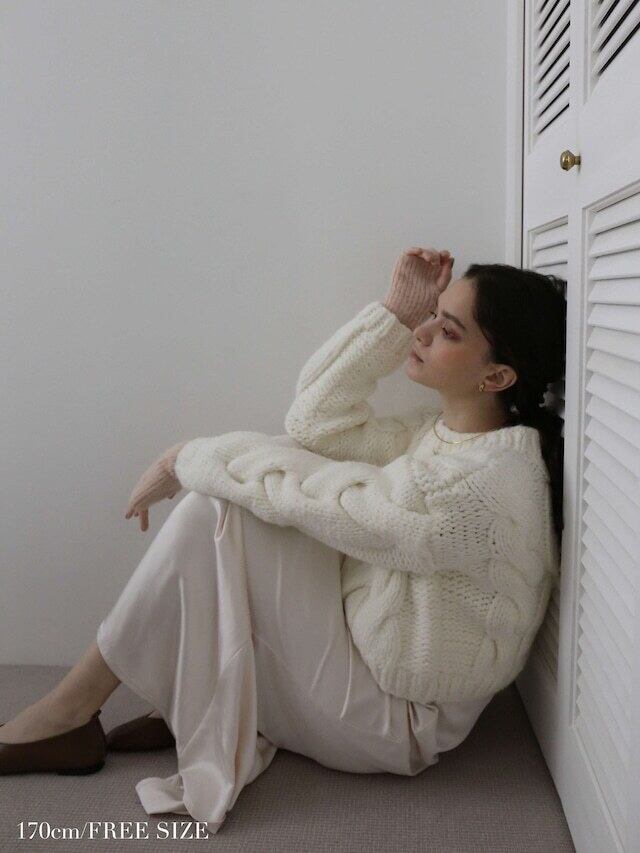 handmade cable knit | Katrin TOKYO