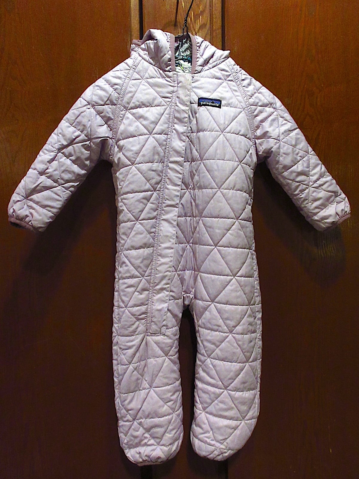 Patagonia○キッズリバーシブルダウンカバーオールsize 6-12M