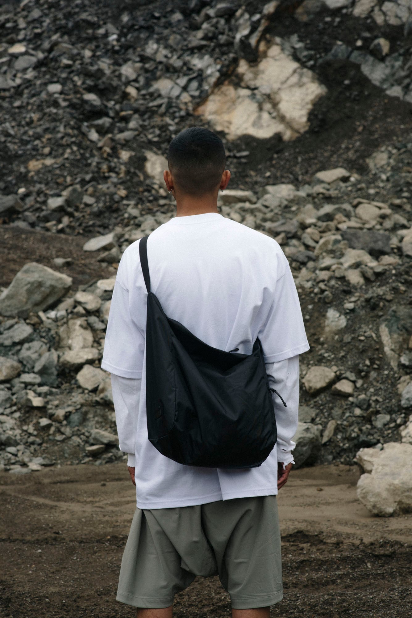 SHOULDER BAG - BCL-28 BLACK1 '210D NYLON' | BAICYCLON by bagjack