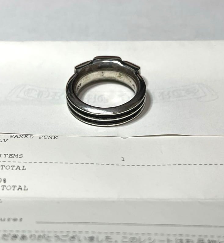 クCHROME HEARTS クロムハーツ ワックスドパンクリング 指輪