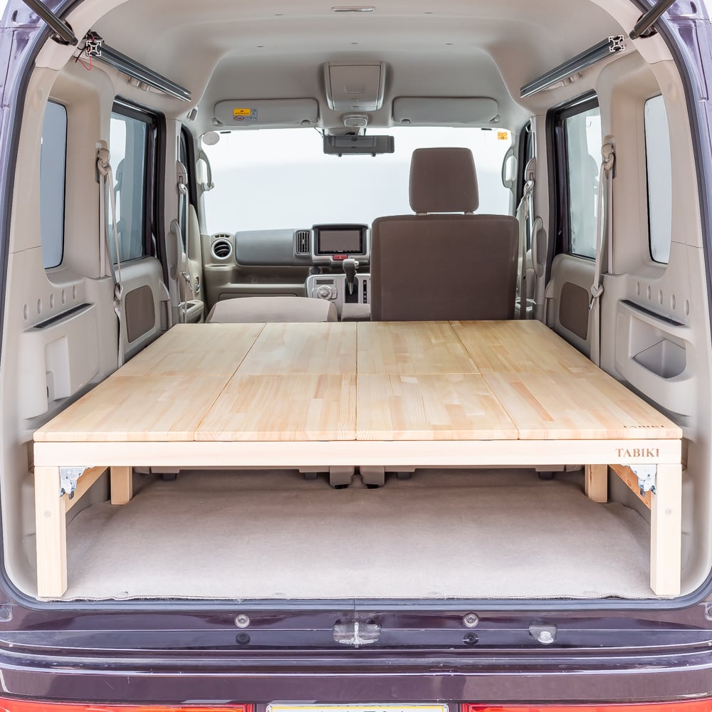 エブリイワゴン用 ベッドキット 高床タイプ TABIKI 車中泊 | TABIKI