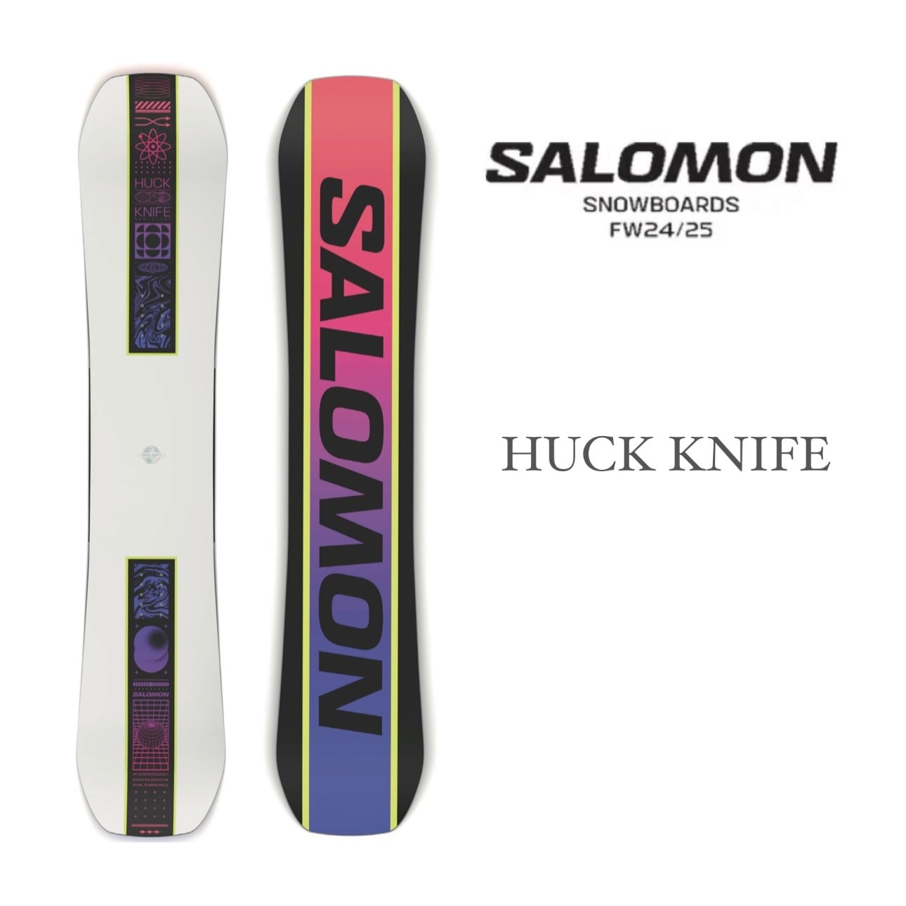 24-25モデル . SALOMON .『 HUCK KNIFE 』. サロモン . ハックナイフ