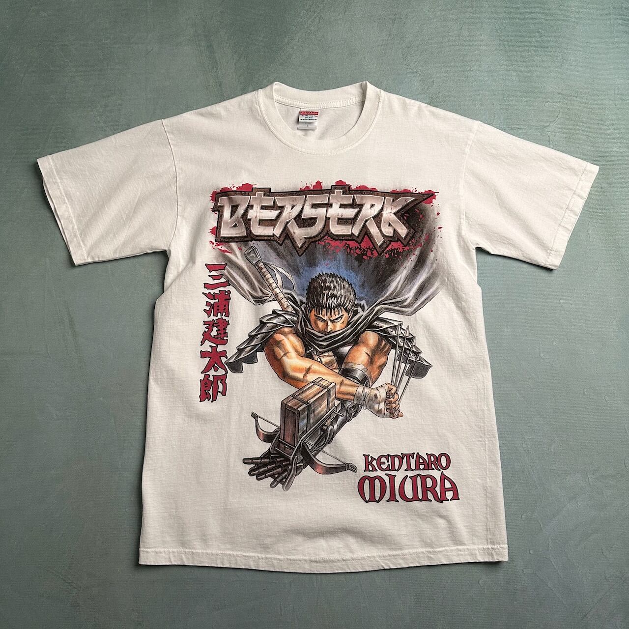 BERSELK ベルセルク 両面 アニメTシャツ 白 | RUFFY