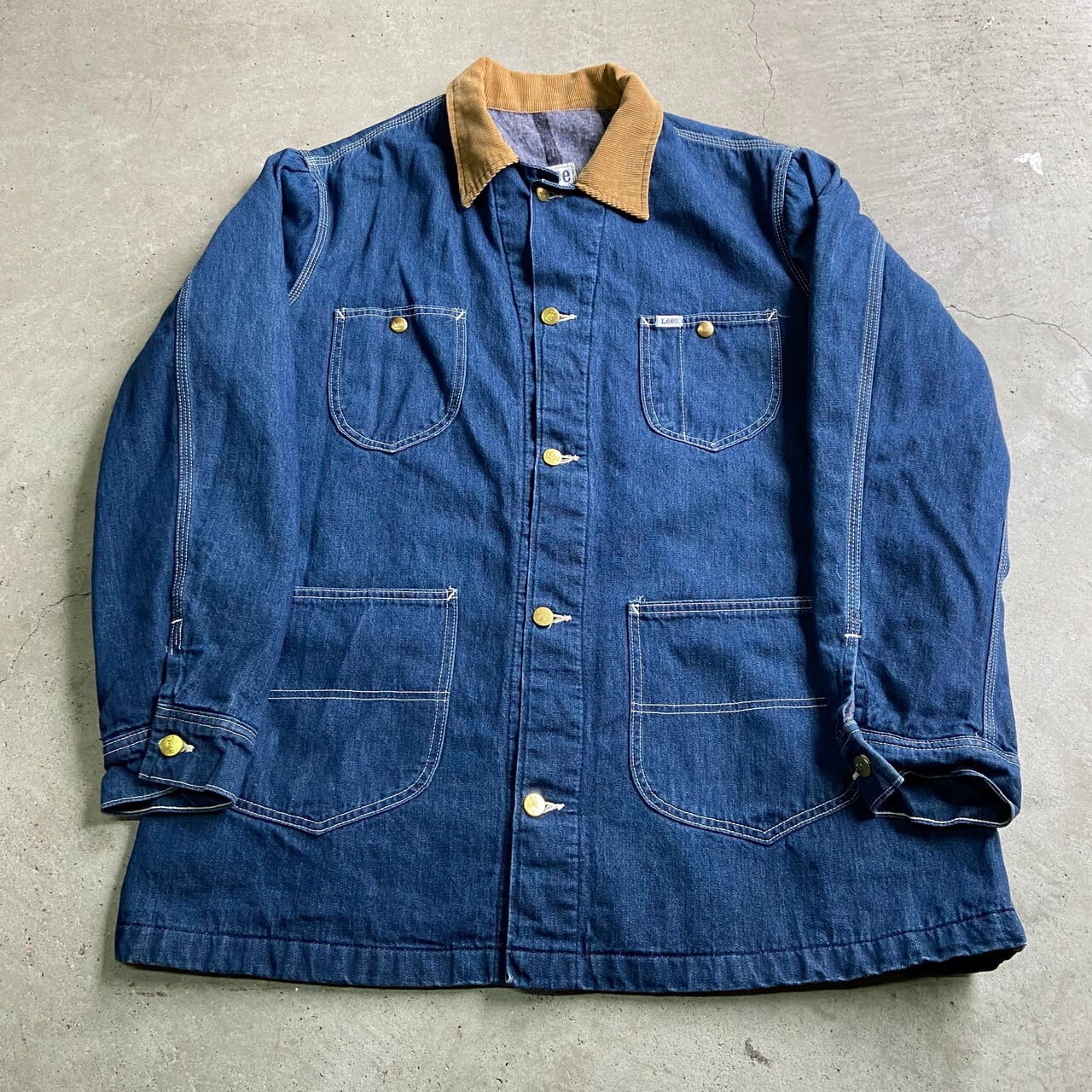 USA製 LEE リー 80年代 91-LJ ブランケットライナー コーデュロイ襟