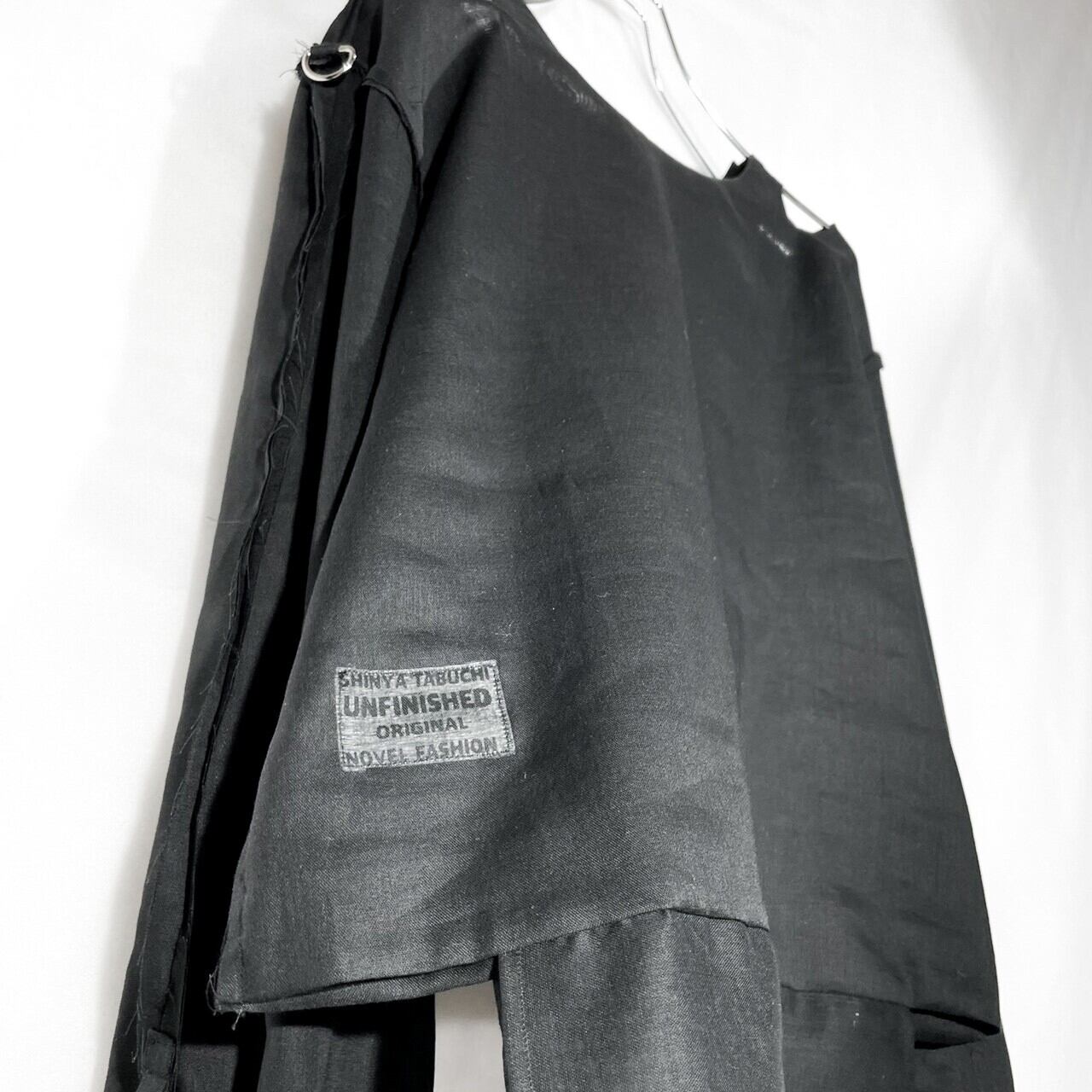 UNFINISHEDガーゼシャツ black | UNFINISHED