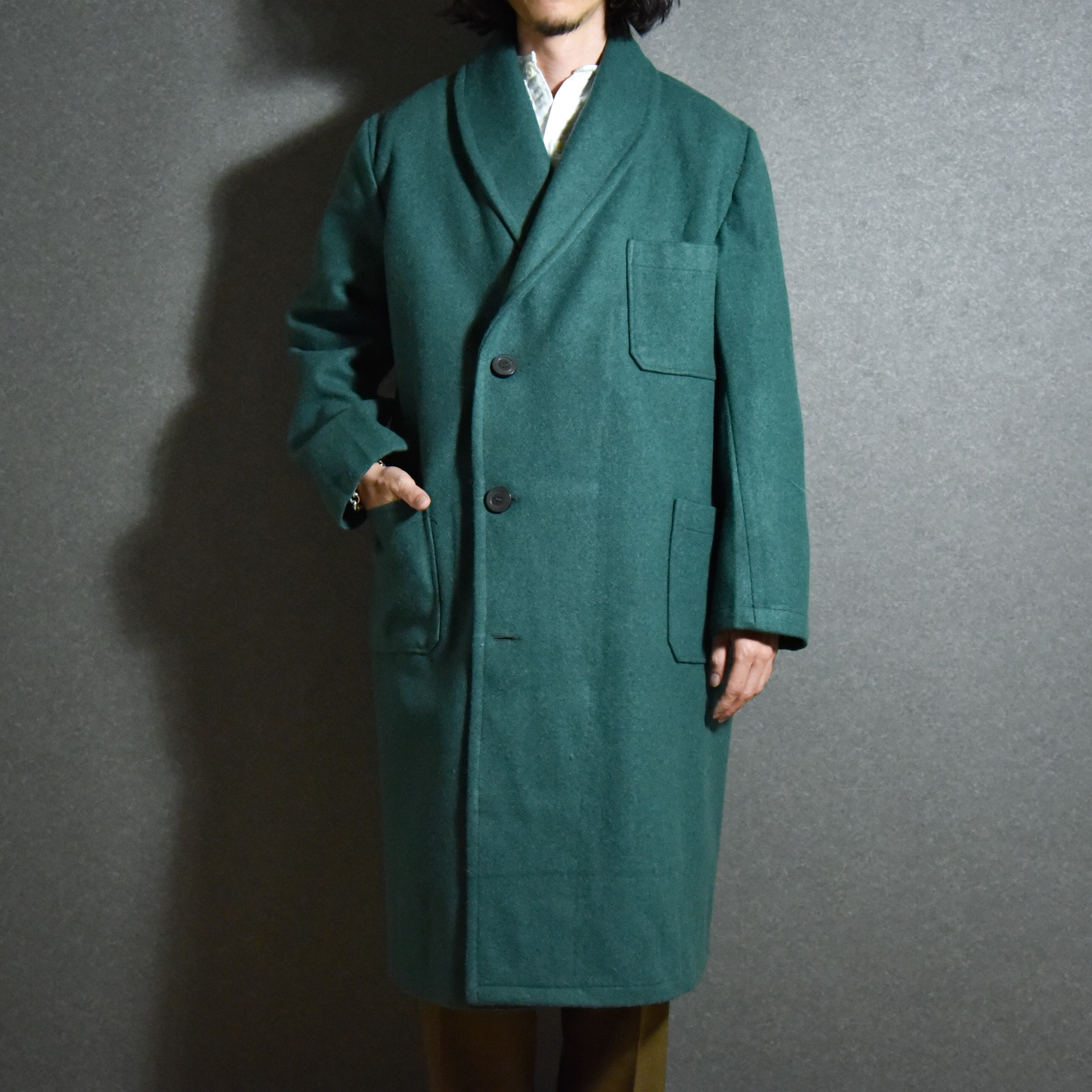 DEAD STOCK】Bulgarian Army Wool Shawl-collar Coat ブルガリア軍